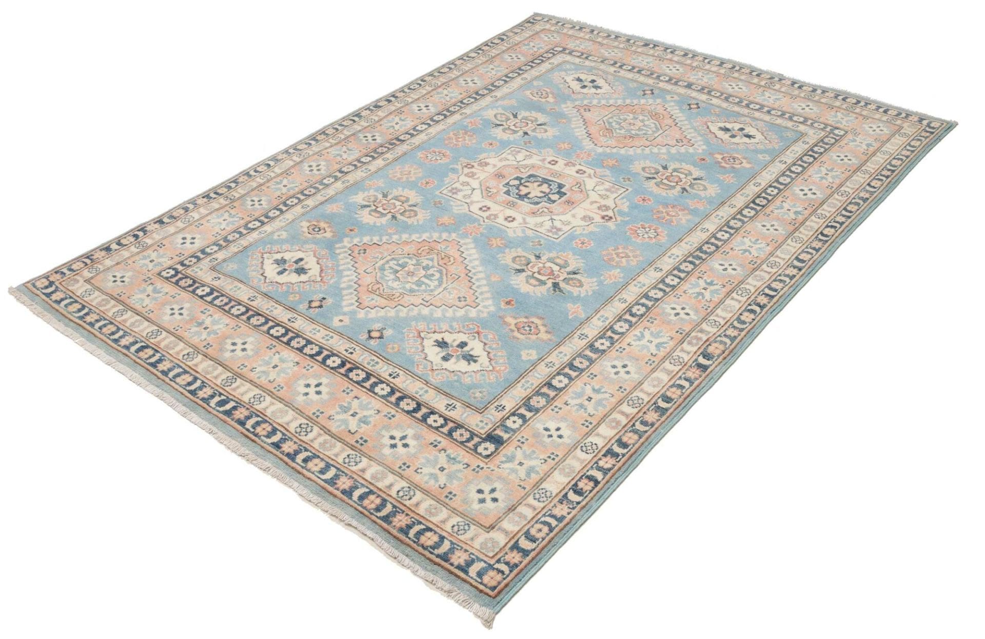 Kazak Orientteppich 152 × 207 cm aus Wolle, handgeknüpft