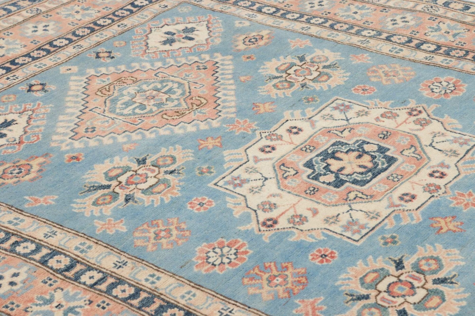Kazak Orientteppich 152 × 207 cm aus Wolle, handgeknüpft