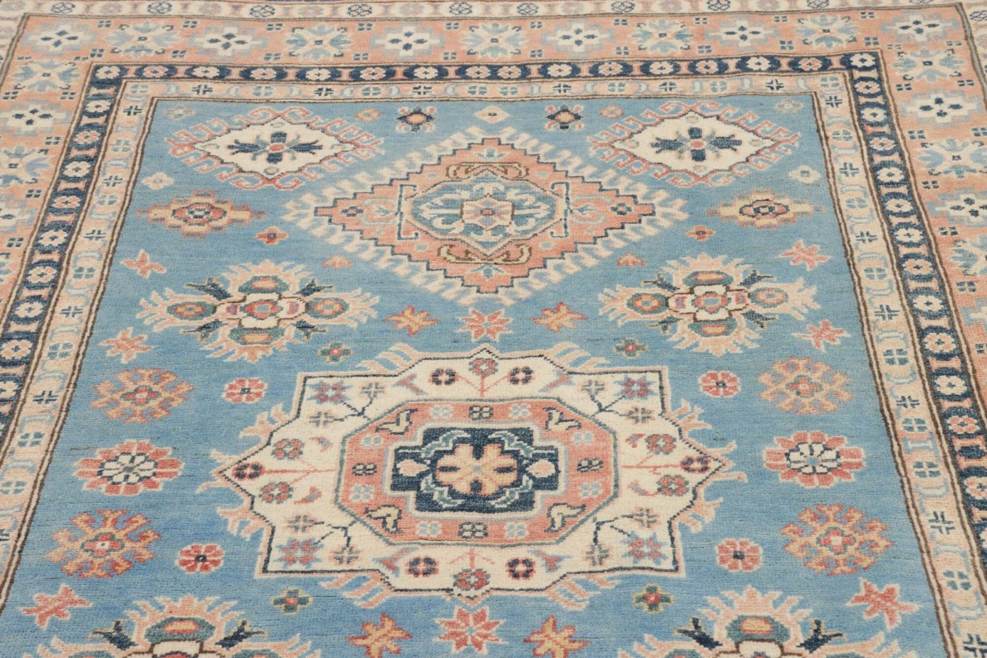 Kazak Orientteppich 152 × 207 cm aus Wolle, handgeknüpft