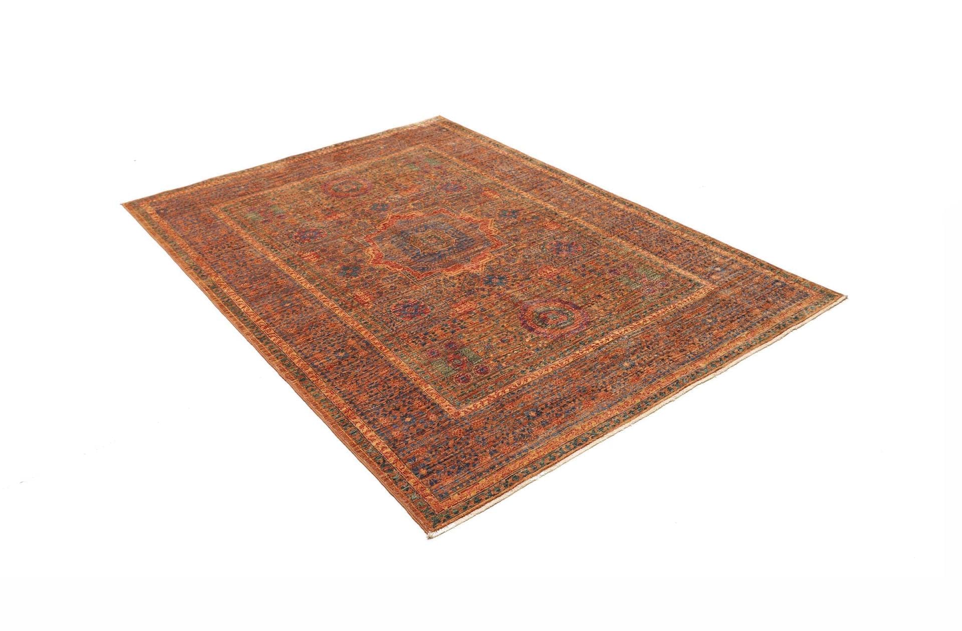 mamluk-orientteppich-150-x-205cm-handgeknupft-schurwolle-2 Handgeknüpfter Mamluk Orientteppich 150 × 205 cm