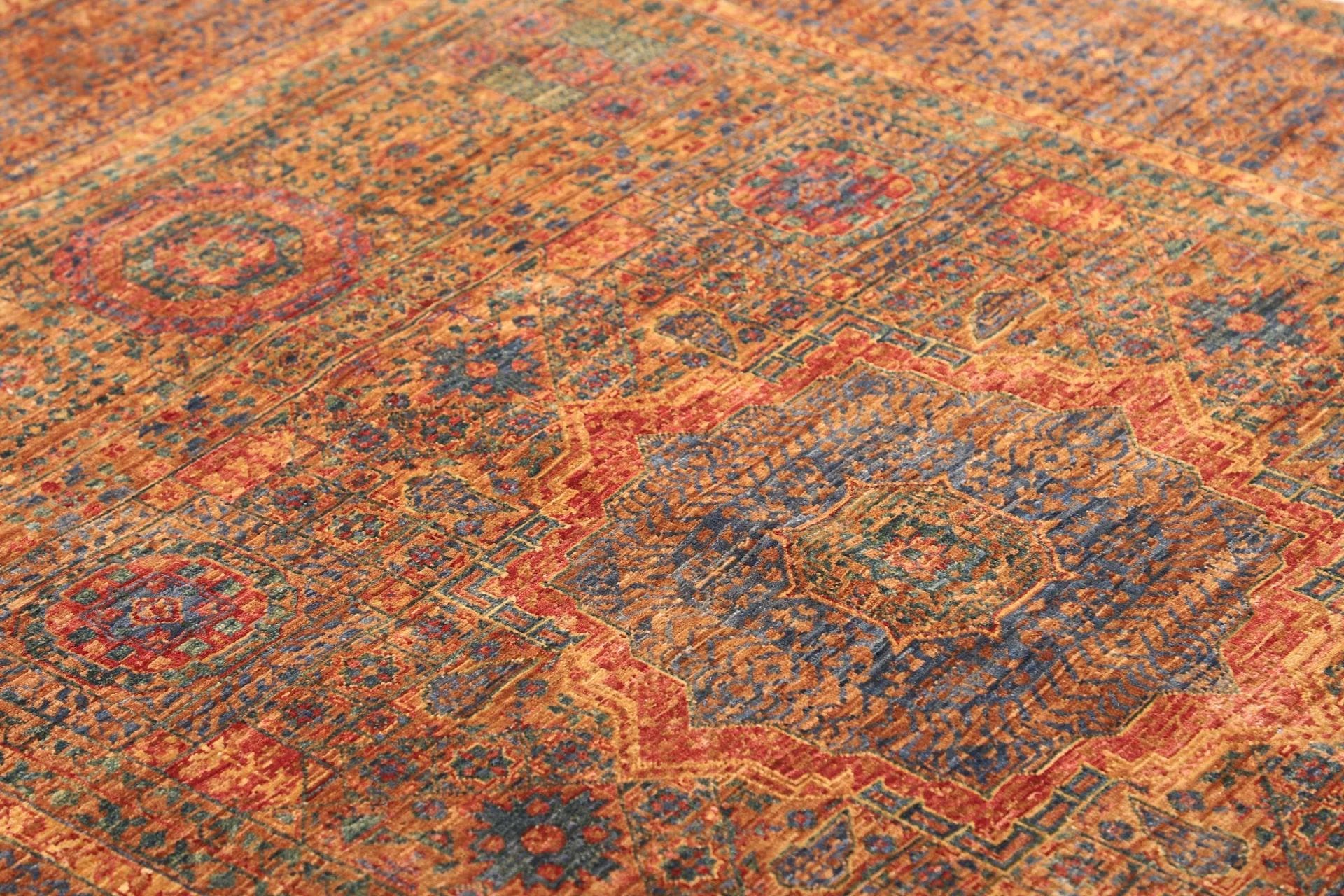 mamluk-orientteppich-150-x-205cm-handgeknupft-schurwolle-6 Handgeknüpfter Mamluk Orientteppich 150 × 205 cm