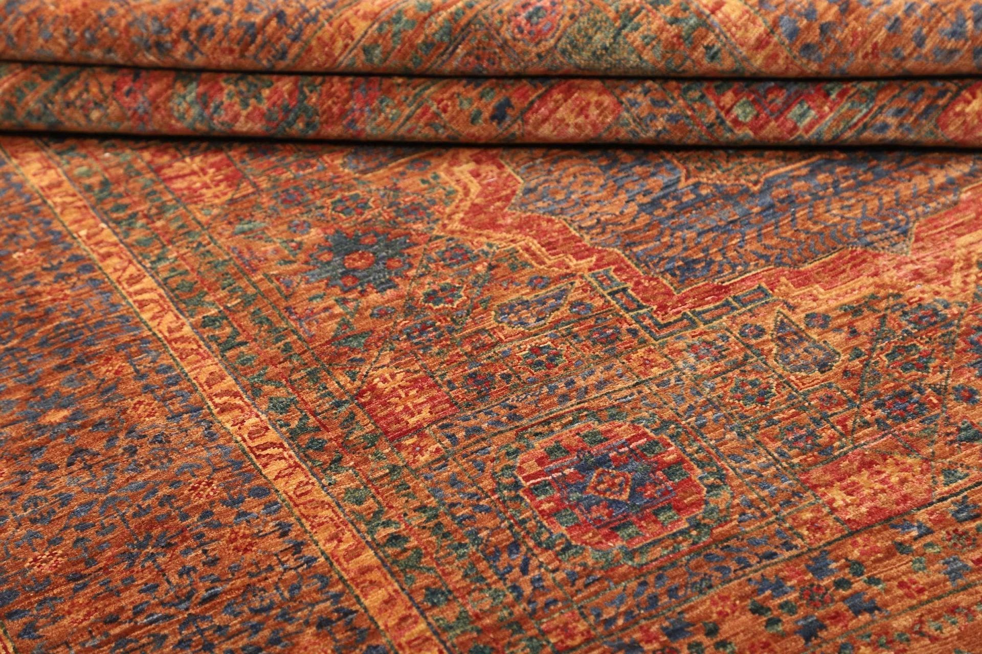 mamluk-orientteppich-150-x-205cm-handgeknupft-schurwolle-9 Handgeknüpfter Mamluk Orientteppich 150 × 205 cm
