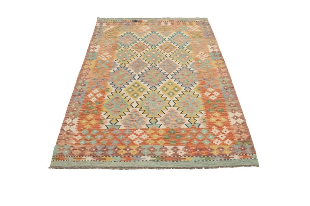 Orientteppich Pakistan 127 x 190 cm Schurwolle handgewebt