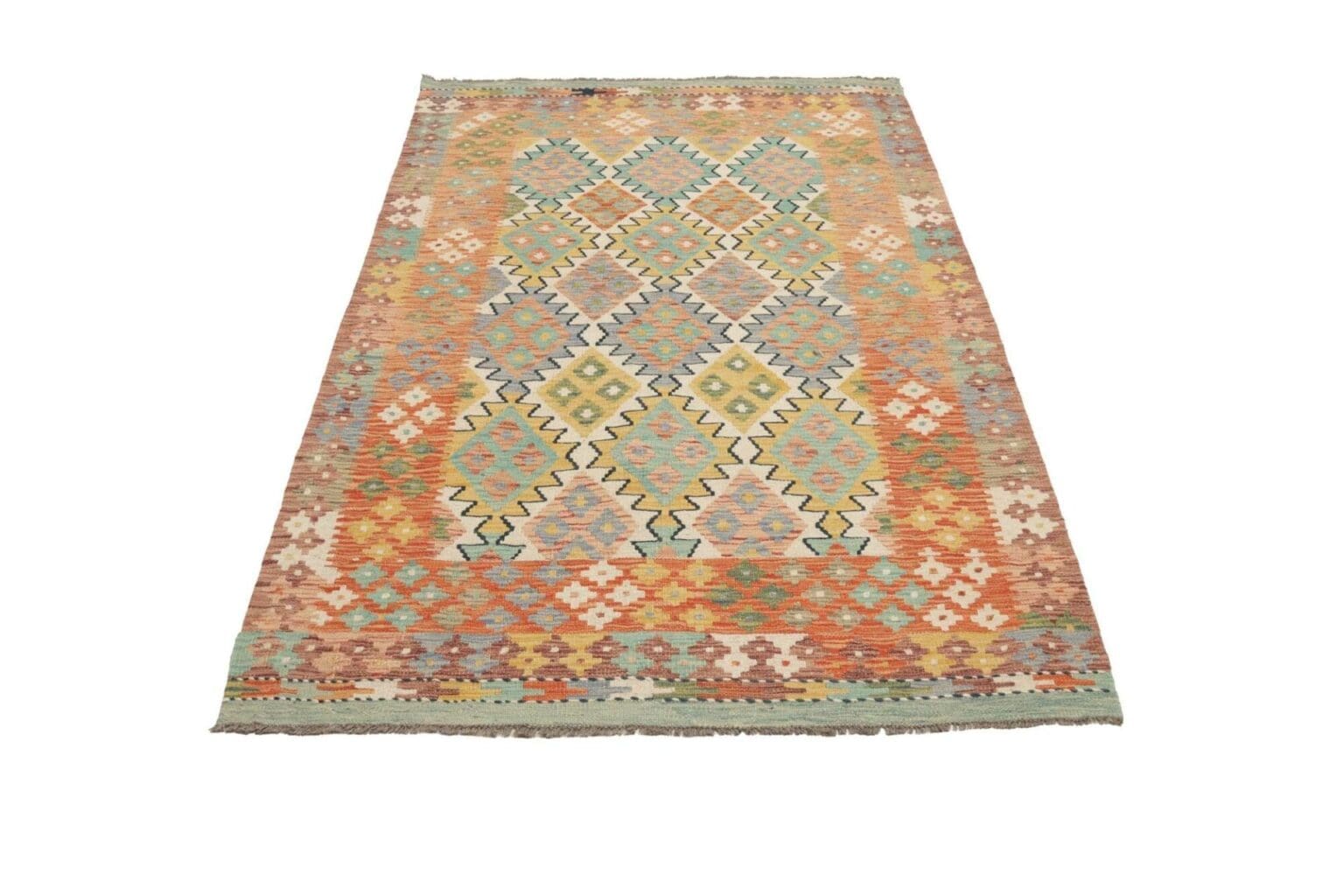 Orientteppich Pakistan 127 x 190 cm Schurwolle handgewebt