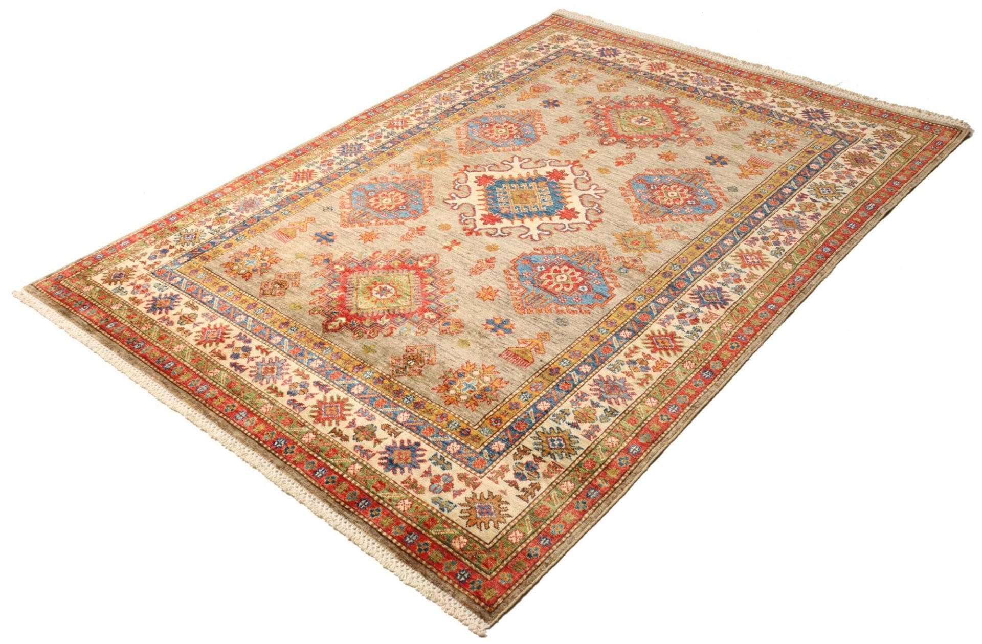 Kazak Orientteppich aus Pakistan, 148 × 203 cm