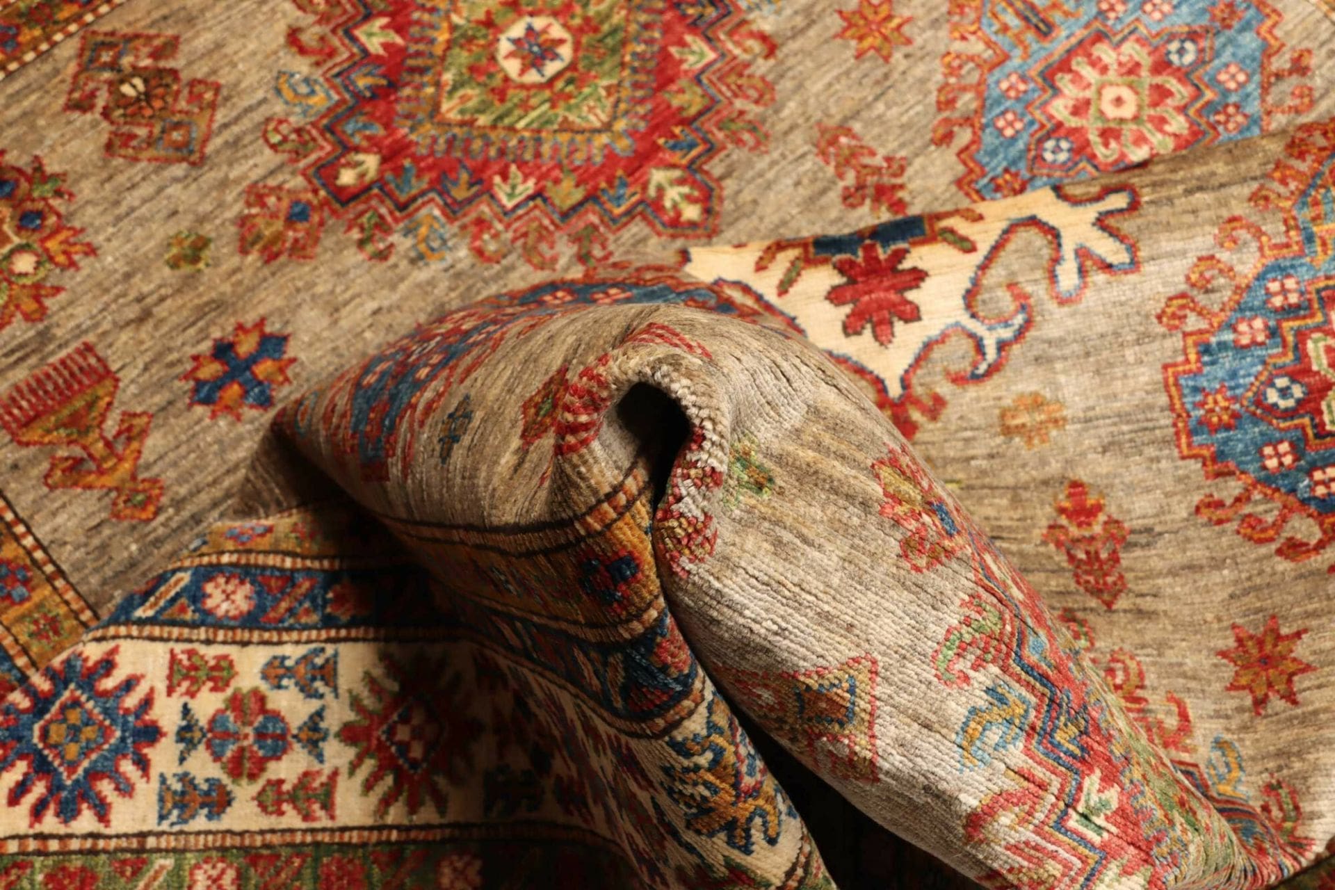 Kazak Orientteppich aus Pakistan, 148 × 203 cm