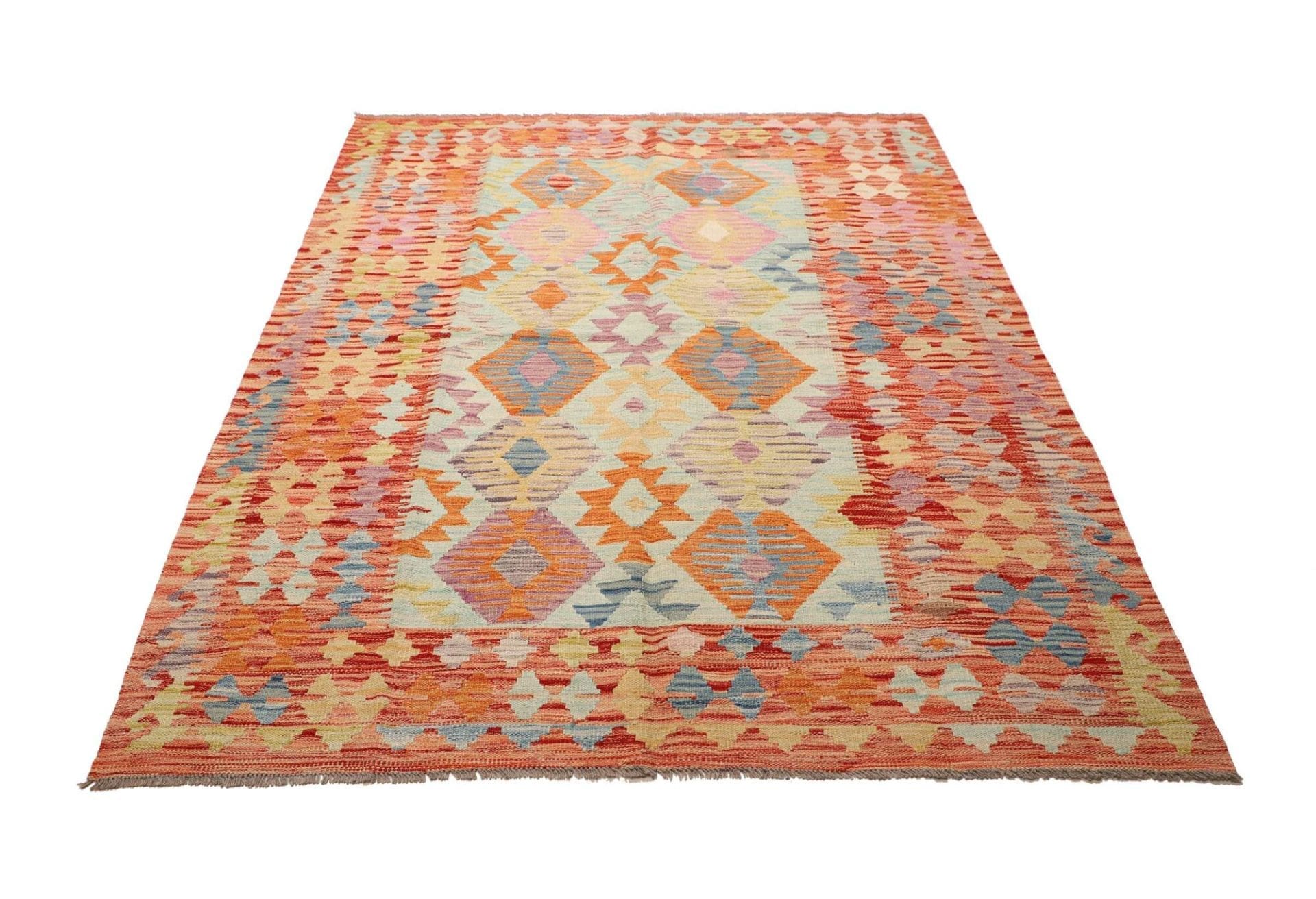 Handgewebter Kelim, 151 × 192 cm, Wolle