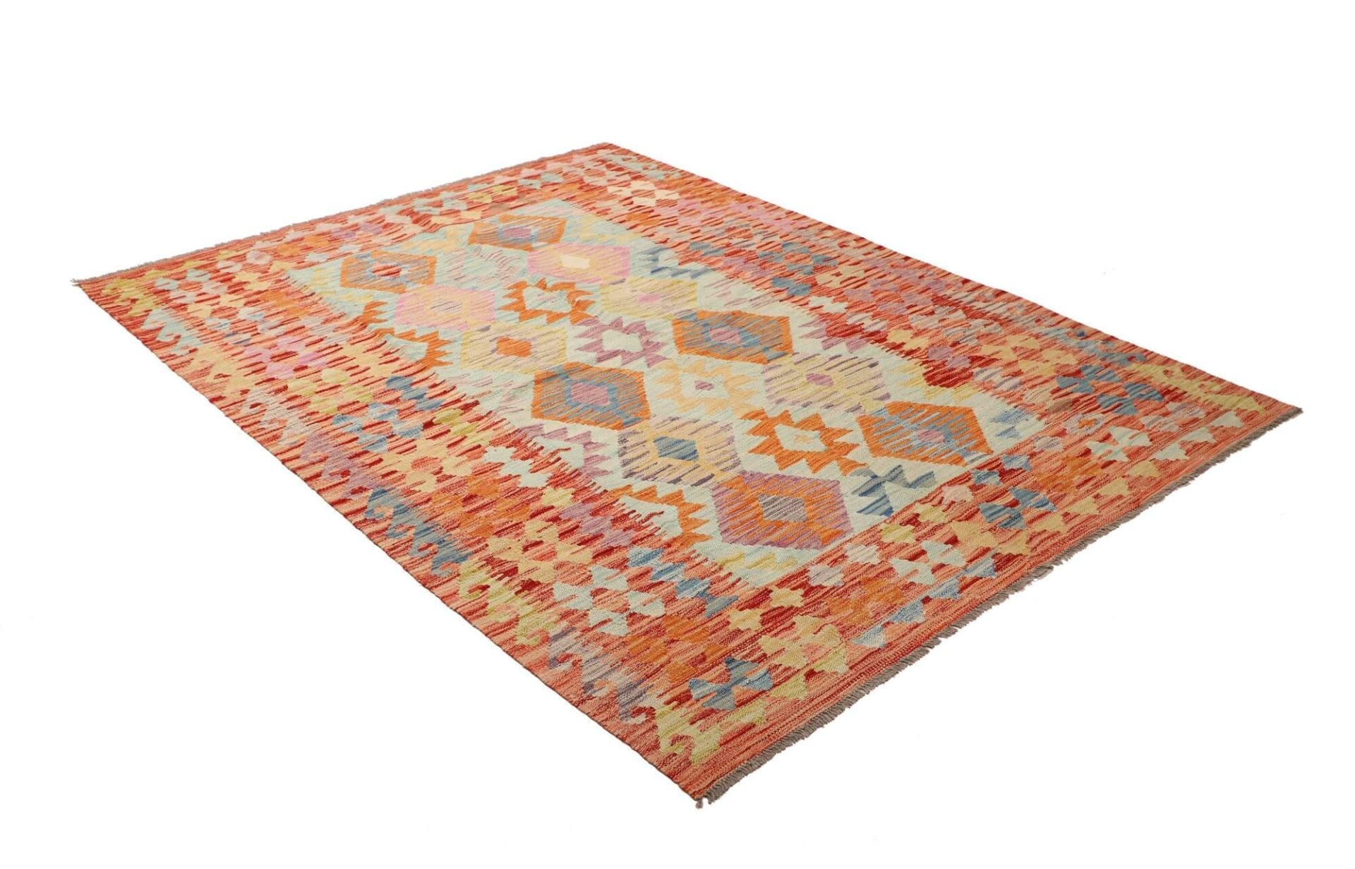 Handgewebter Kelim, 151 × 192 cm, Wolle