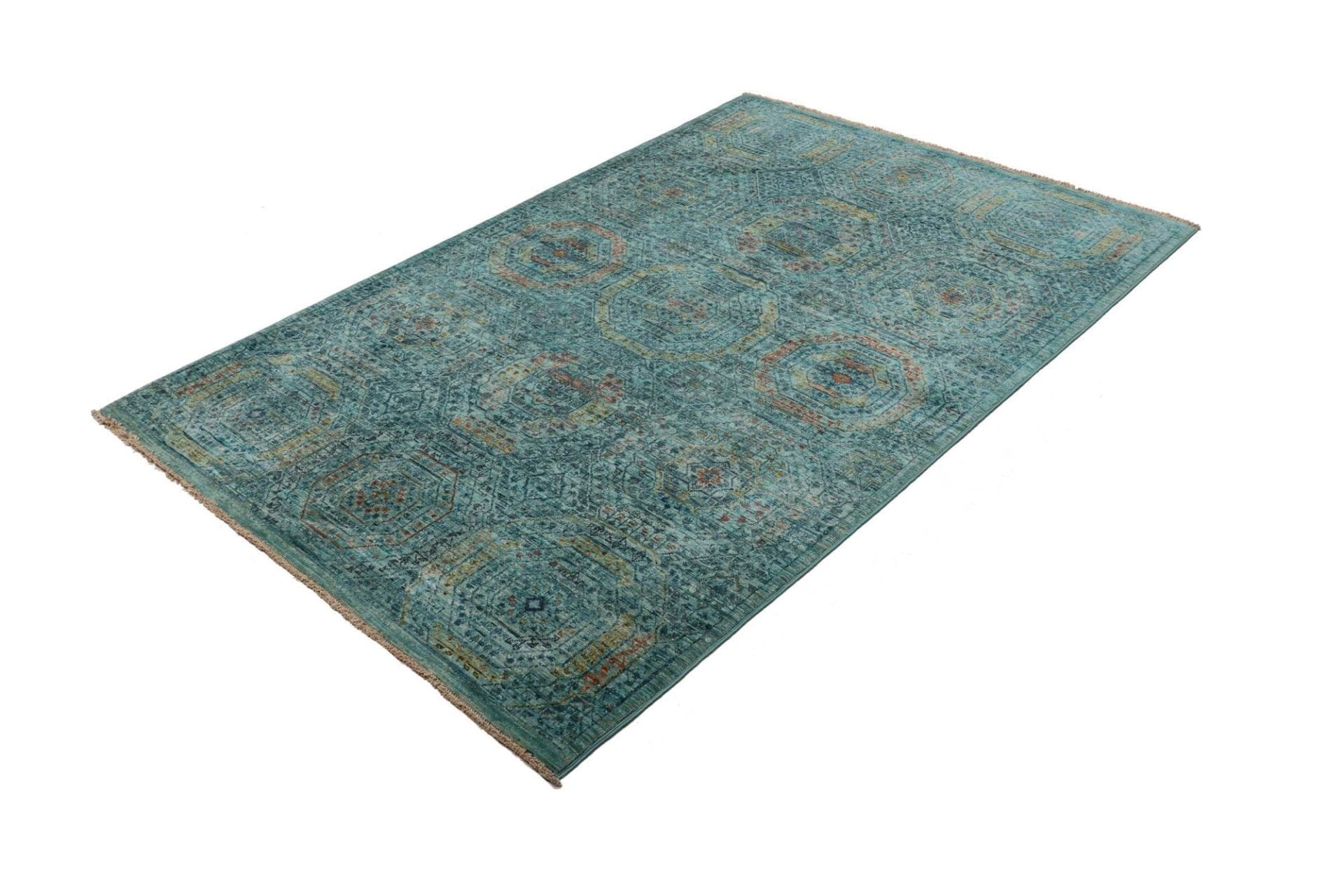 Handgeknüpfter Mamluk Orientteppich 127 × 187 cm