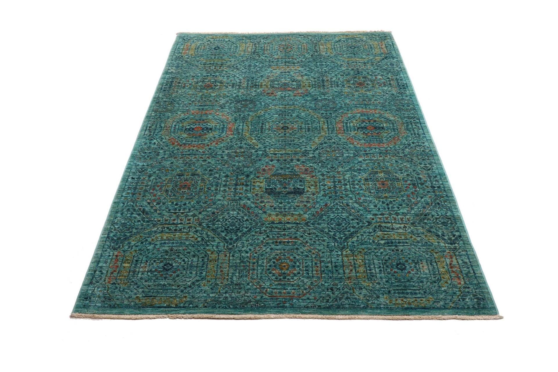 Handgeknüpfter Mamluk Orientteppich 127 × 187 cm