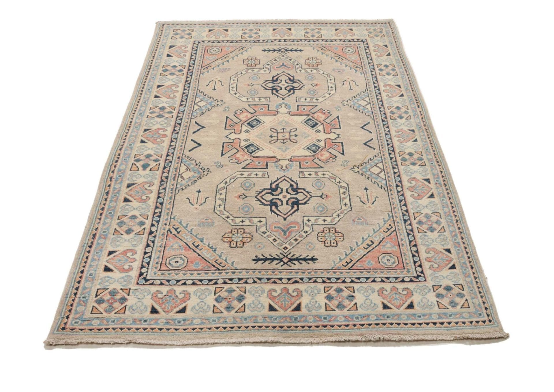 Kazak Orientteppich aus Pakistan, 125 × 189 cm
