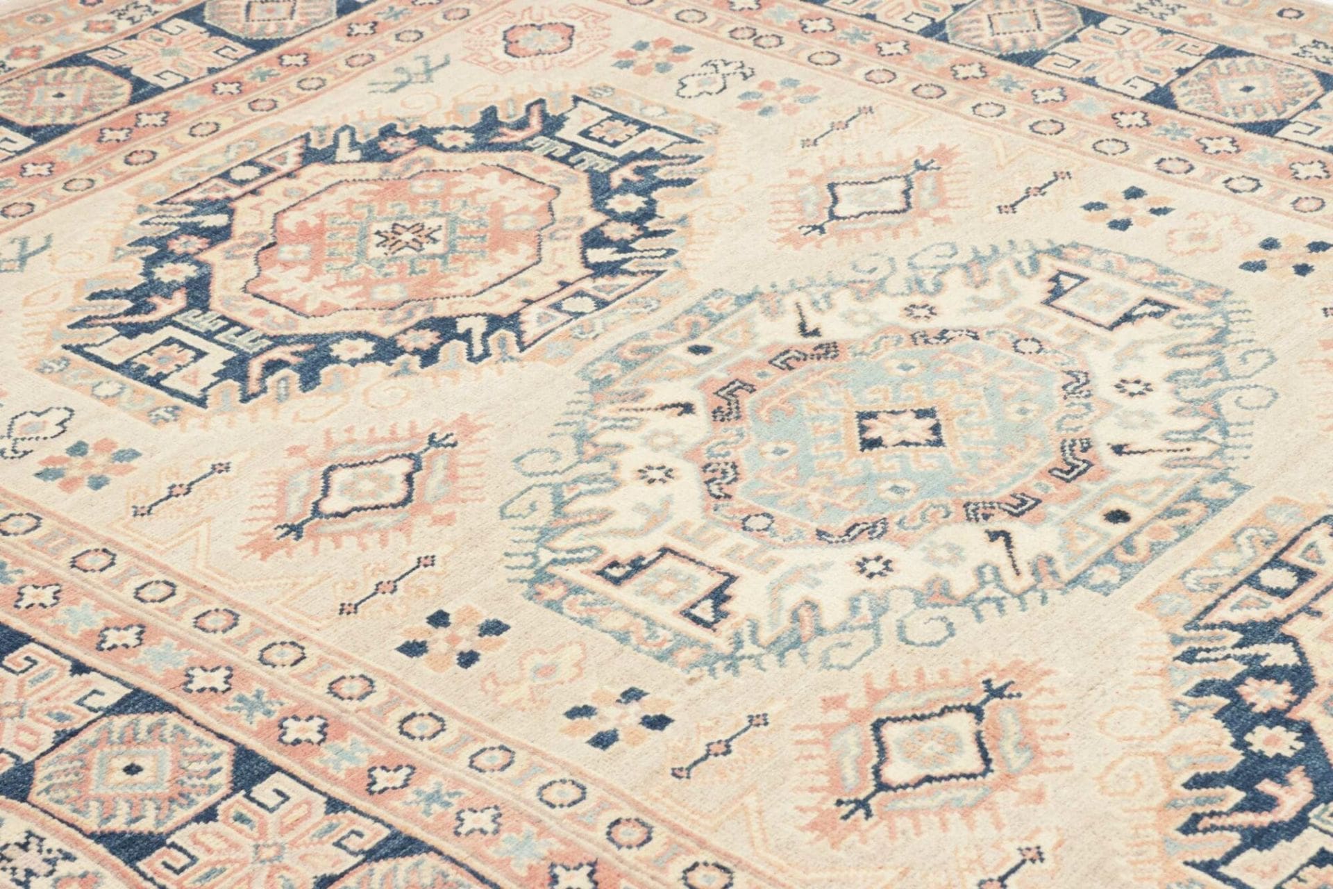 Handgeknüpfter Kazak Orientteppich, 150 × 204 cm, Wolle