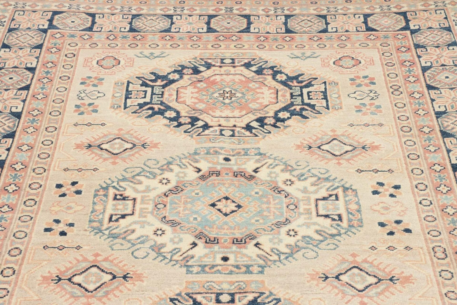 Handgeknüpfter Kazak Orientteppich, 150 × 204 cm, Wolle