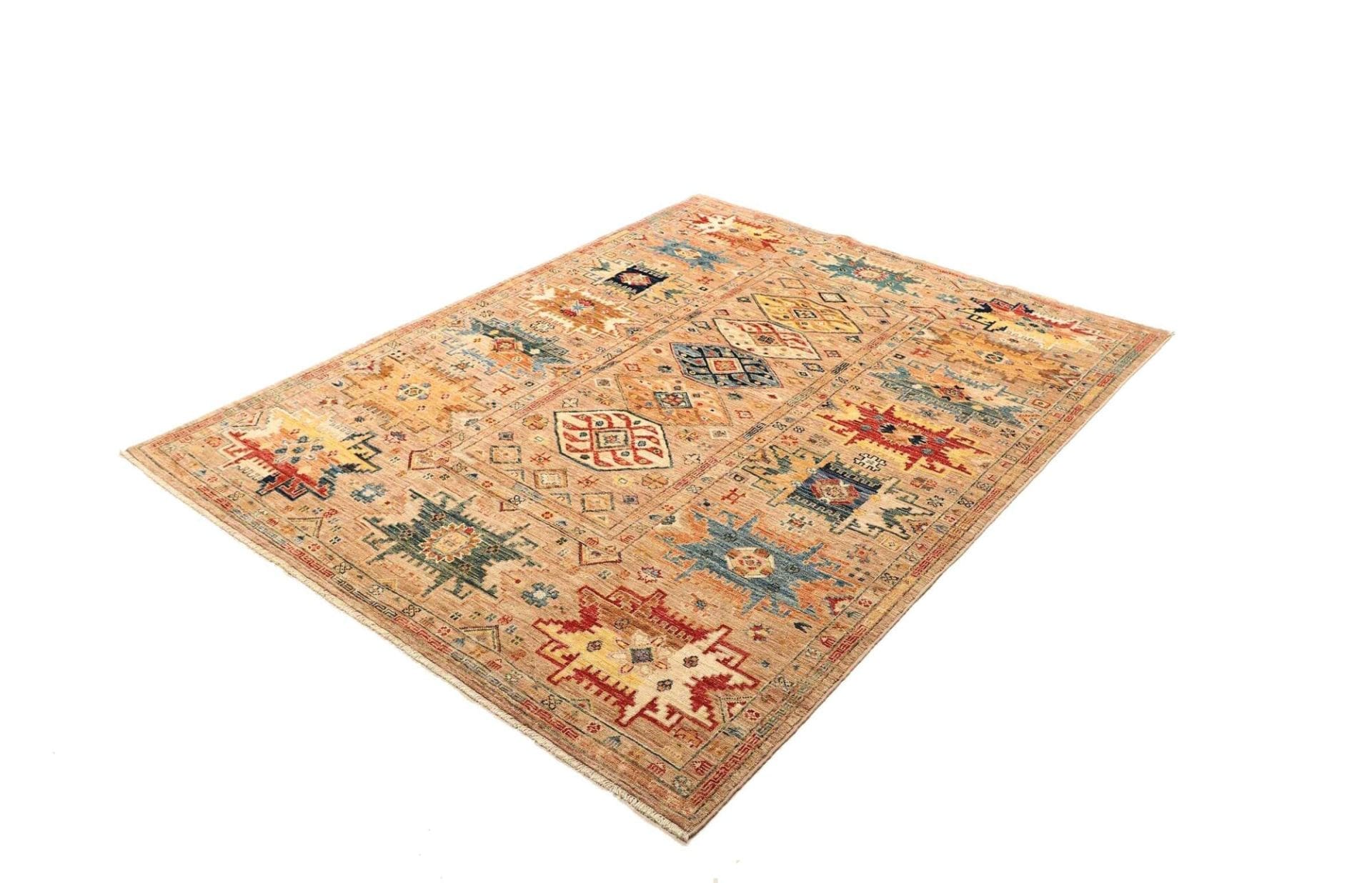 Handgeknüpfter Samarkand Orientteppich 155 × 192 cm