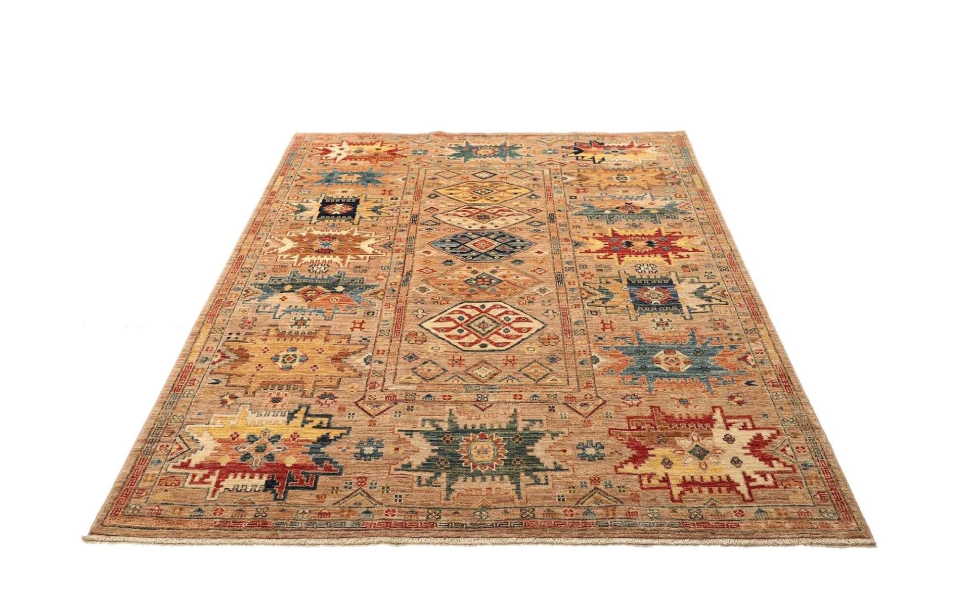 Handgeknüpfter Samarkand Orientteppich 155 × 192 cm