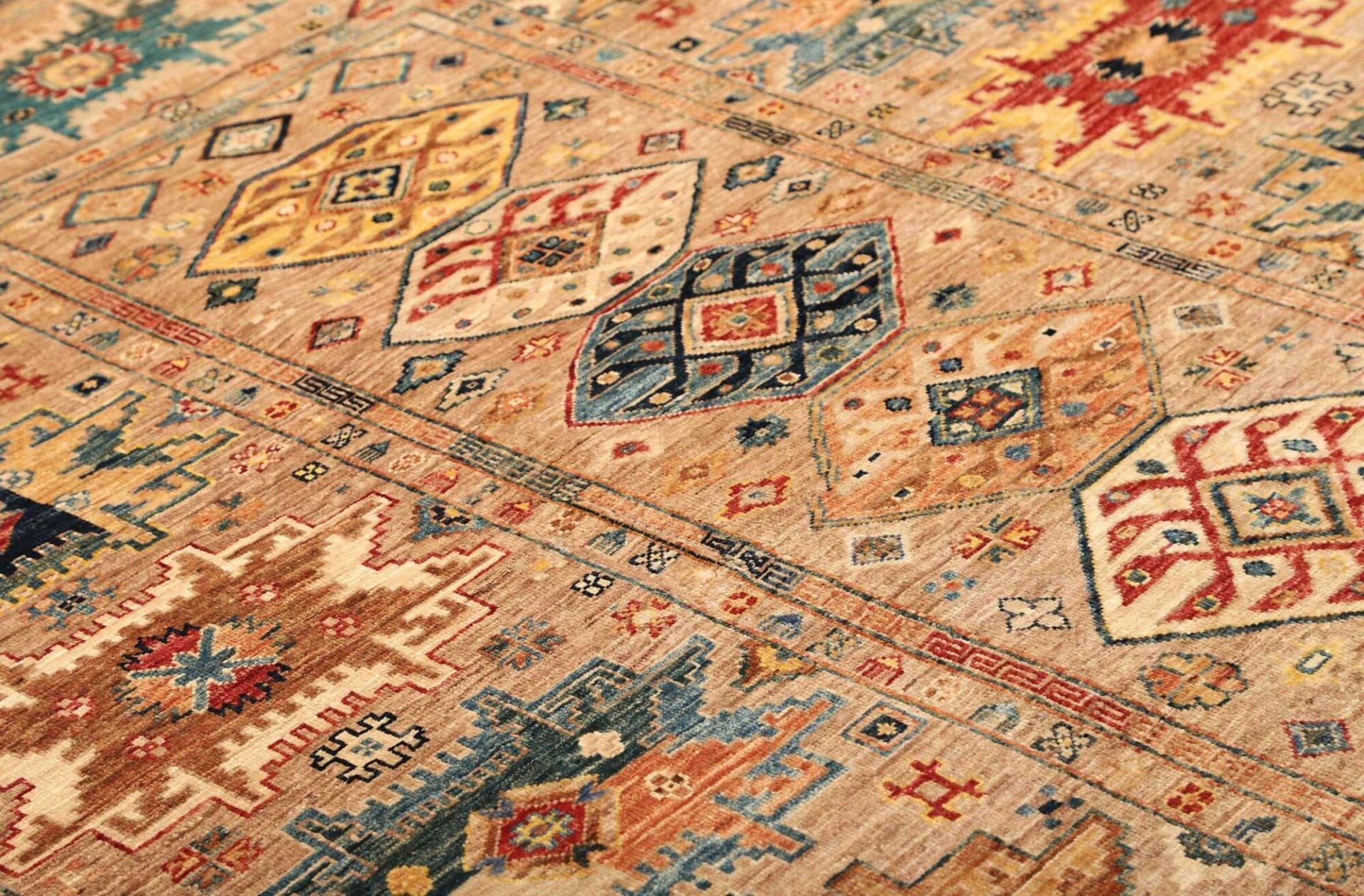 Handgeknüpfter Samarkand Orientteppich 155 × 192 cm