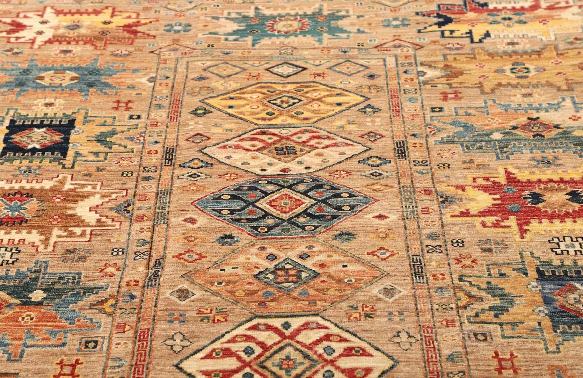 Handgeknüpfter Samarkand Orientteppich 155 × 192 cm