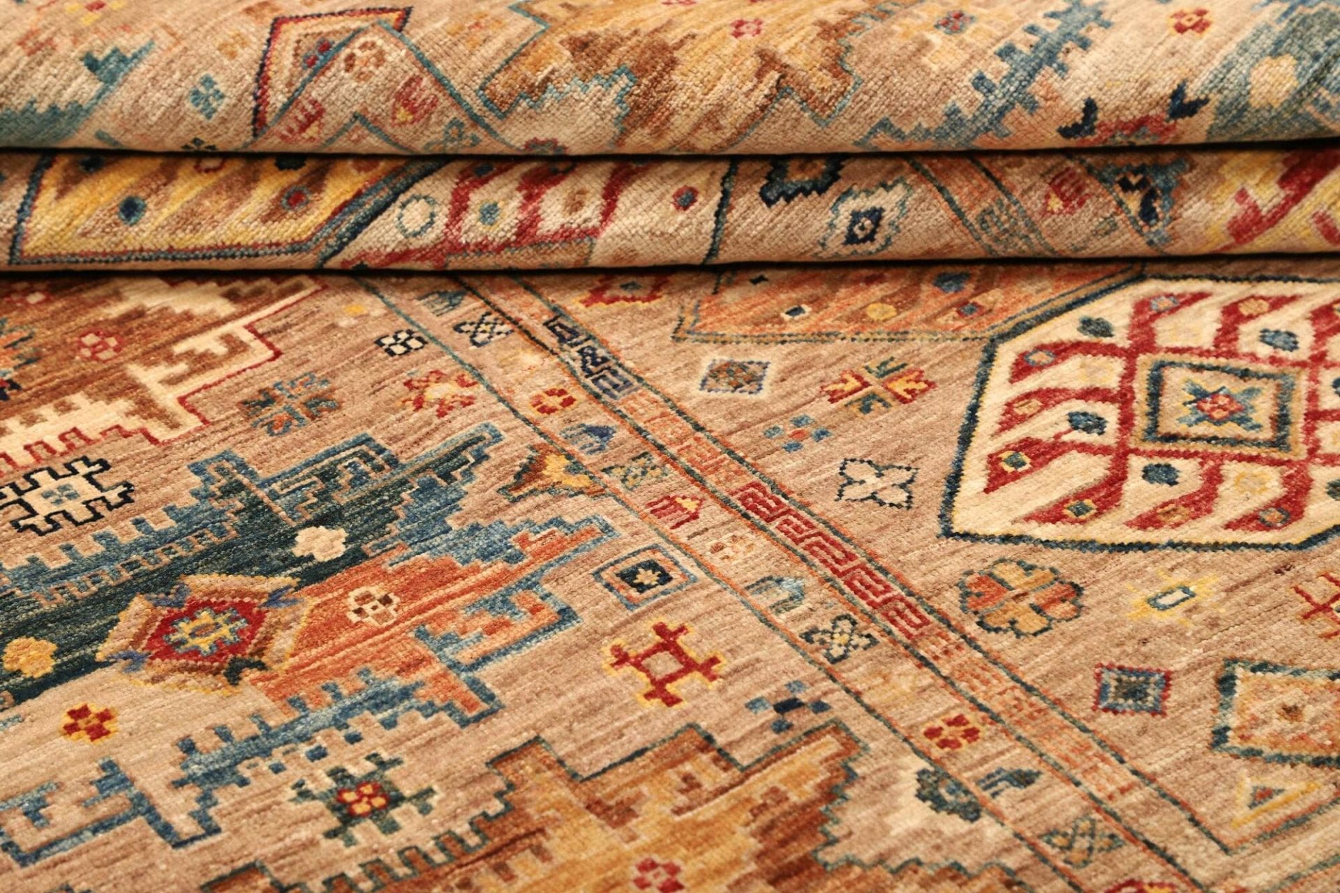 Handgeknüpfter Samarkand Orientteppich 155 × 192 cm