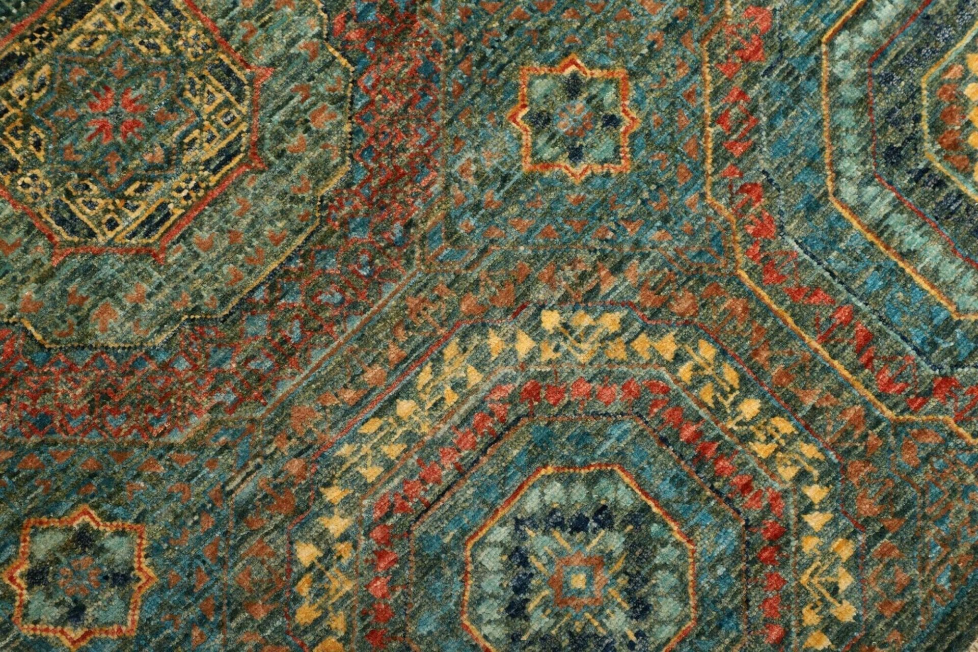 Handgeknüpfter Mamluk Orientteppich, 124 × 186 cm, Wolle