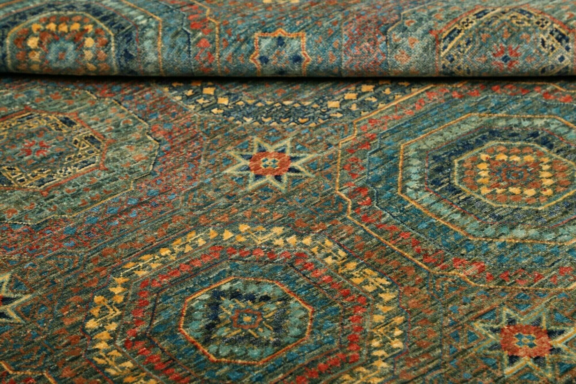Handgeknüpfter Mamluk Orientteppich, 124 × 186 cm, Wolle