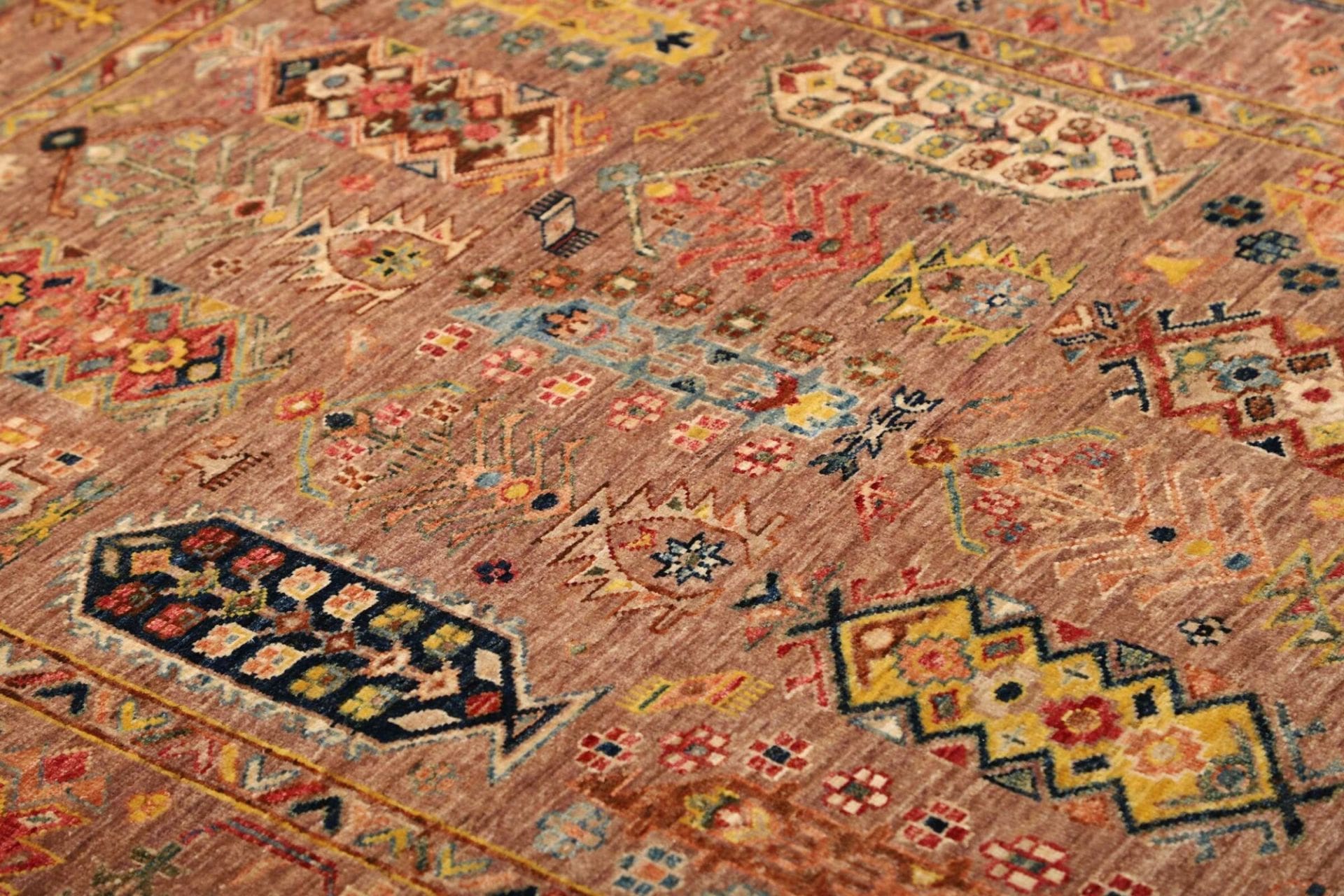 Handgeknüpfter Samarkand Orientteppich 132 × 180 cm