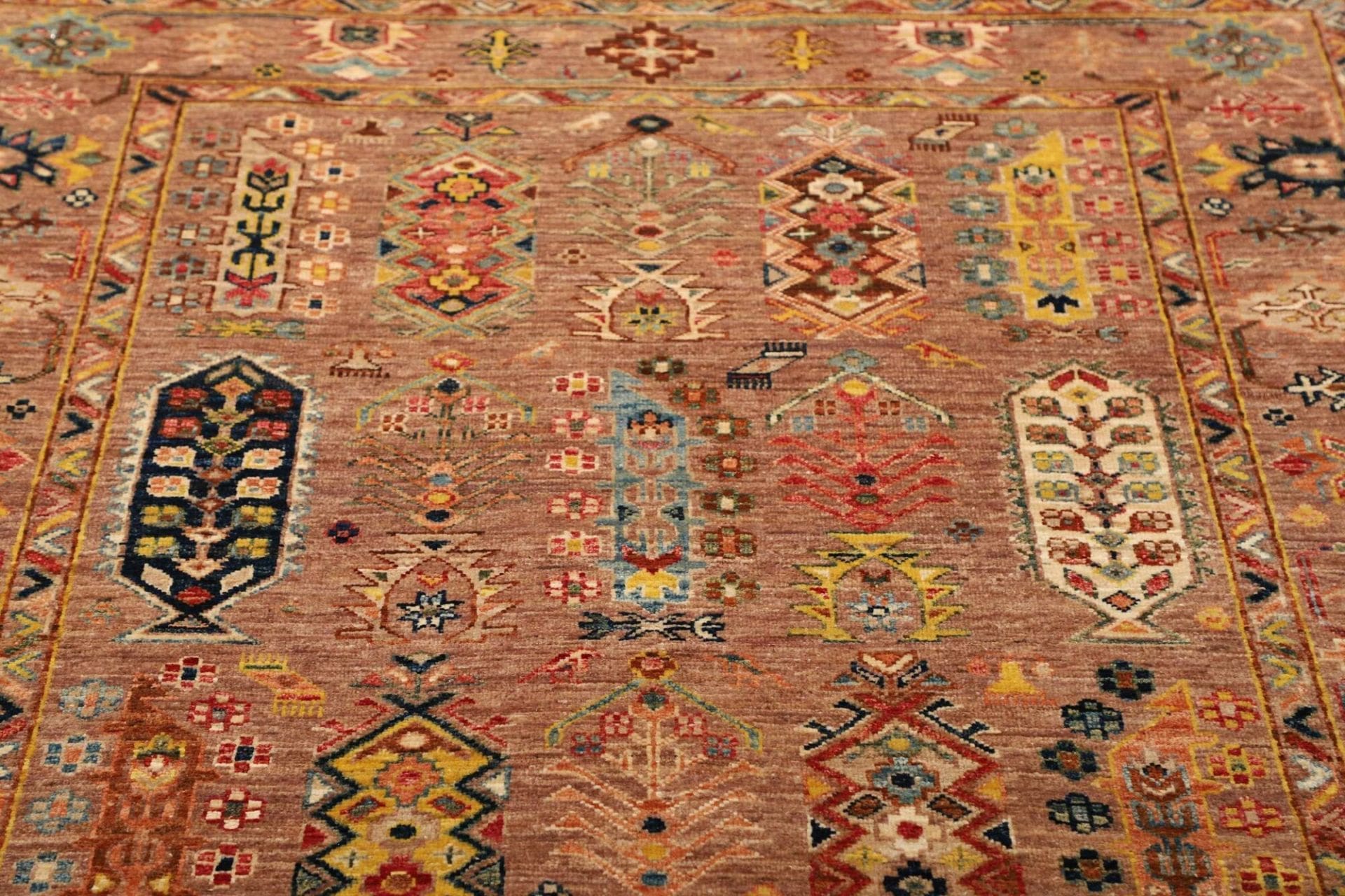 Handgeknüpfter Samarkand Orientteppich 132 × 180 cm