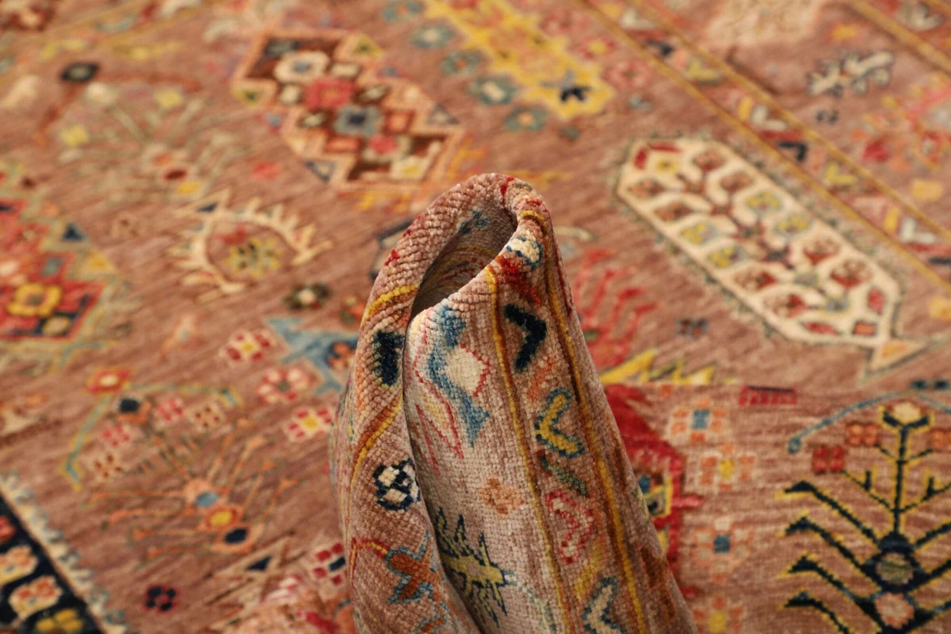 Handgeknüpfter Samarkand Orientteppich 132 × 180 cm