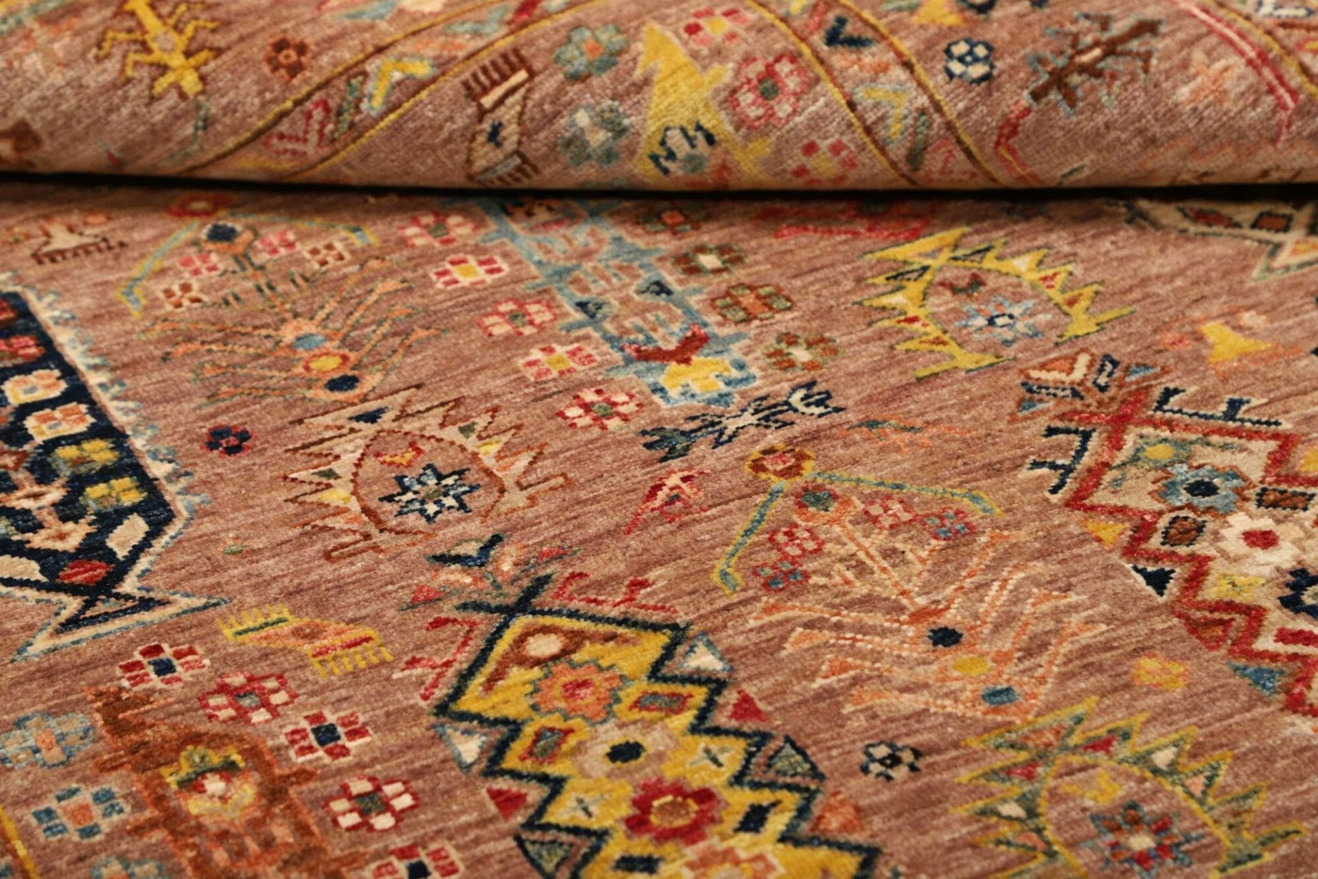 Handgeknüpfter Samarkand Orientteppich 132 × 180 cm
