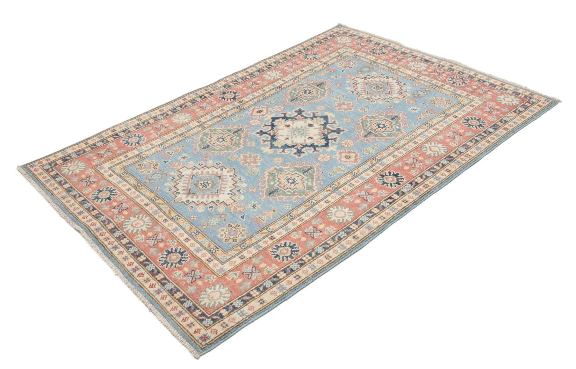 Kazak Orientteppich 122 × 179 cm aus Wolle, handgeknüpft