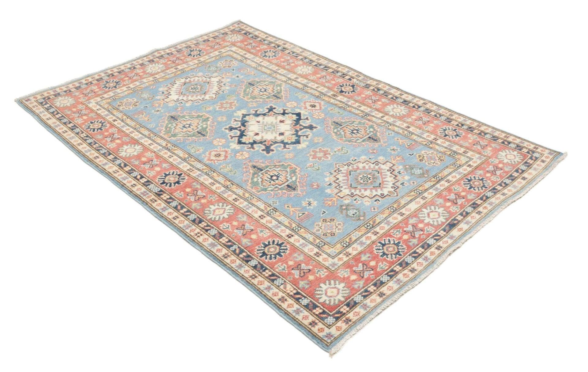 Kazak Orientteppich 122 × 179 cm aus Wolle, handgeknüpft
