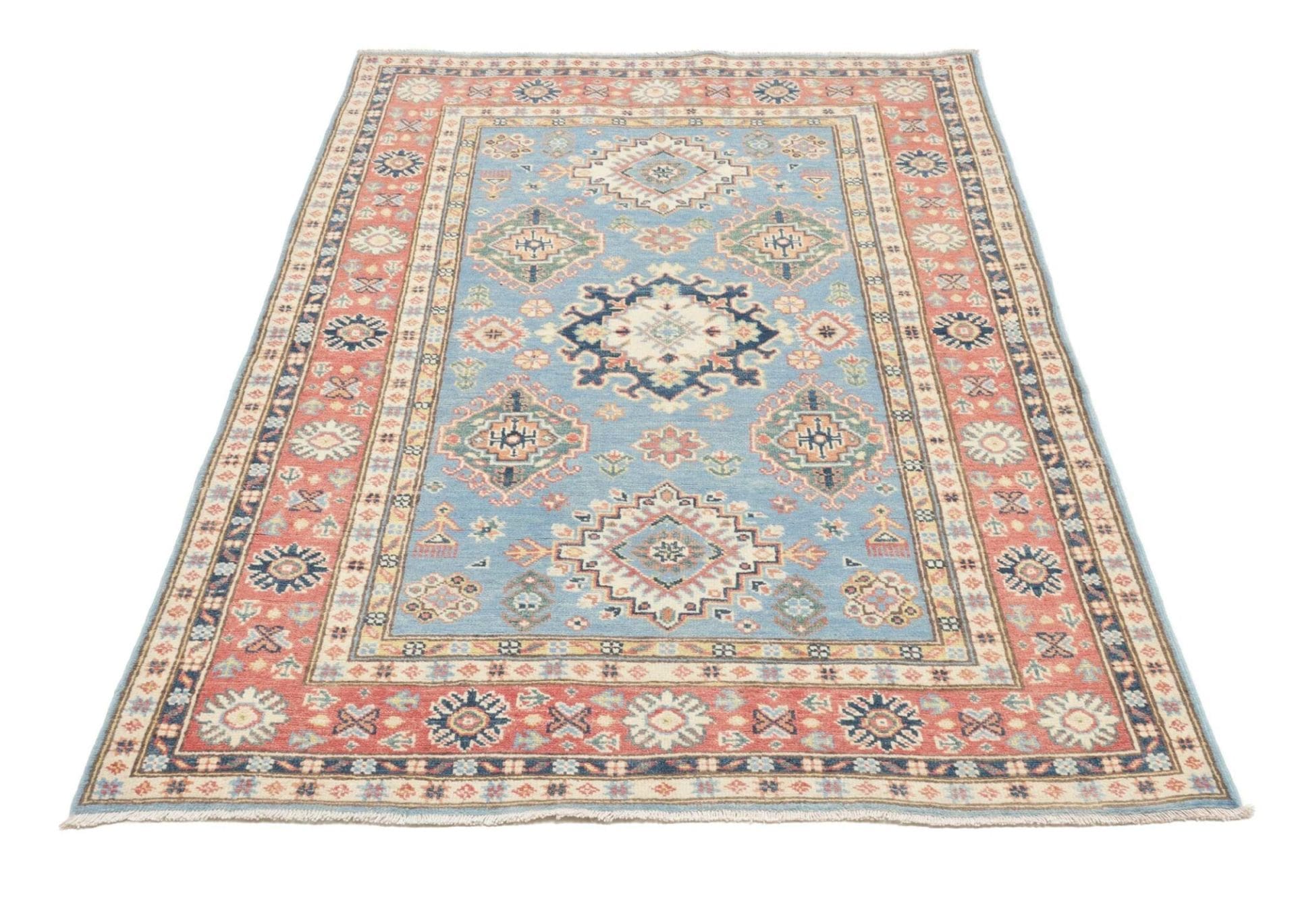 Kazak Orientteppich 122 × 179 cm aus Wolle, handgeknüpft