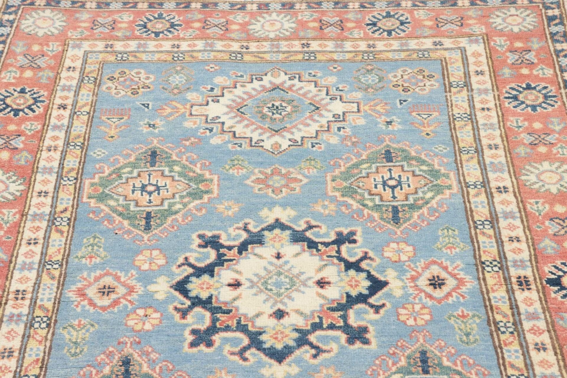 Kazak Orientteppich 122 × 179 cm aus Wolle, handgeknüpft