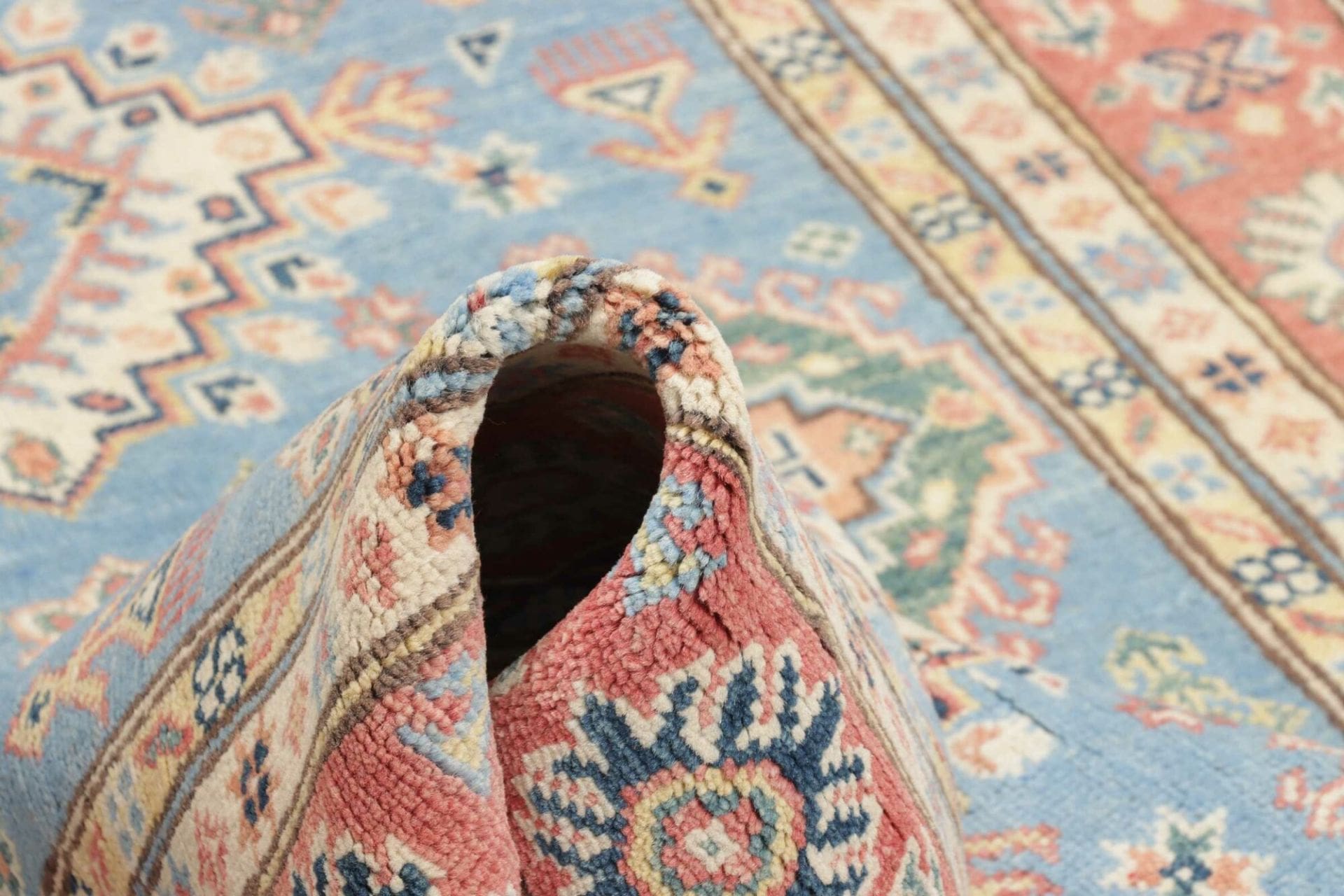 Kazak Orientteppich 122 × 179 cm aus Wolle, handgeknüpft