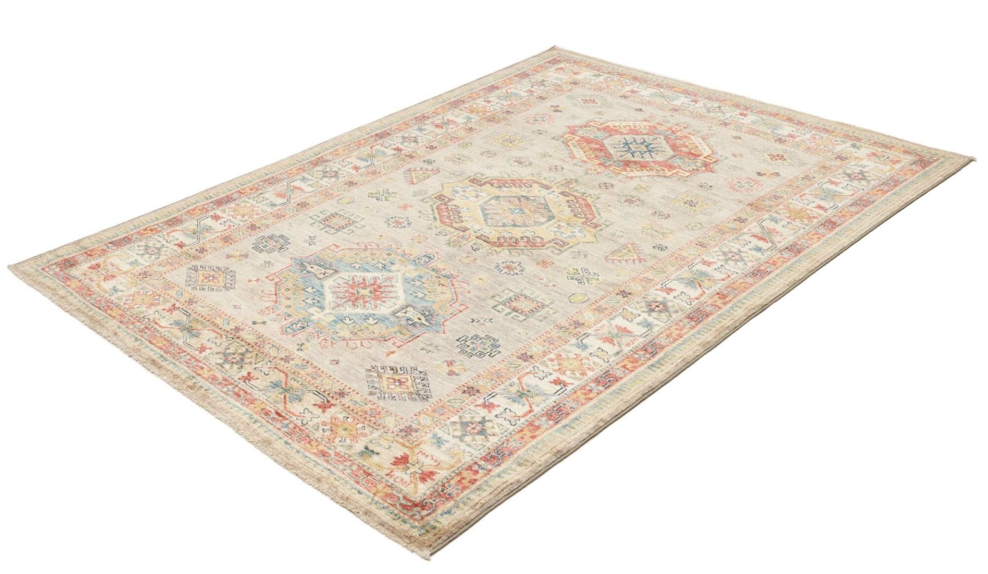 Handgeknüpfter Kazak Orientteppich, 153 × 203 cm, Wolle
