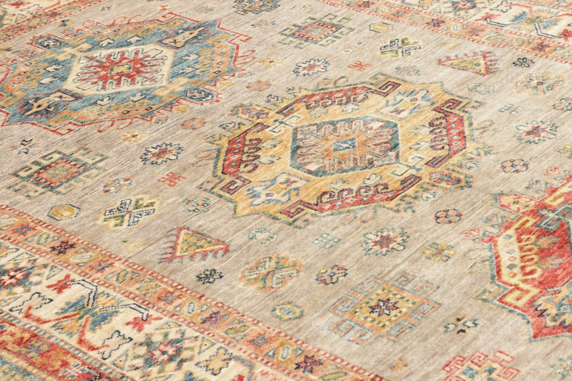 Handgeknüpfter Kazak Orientteppich, 153 × 203 cm, Wolle