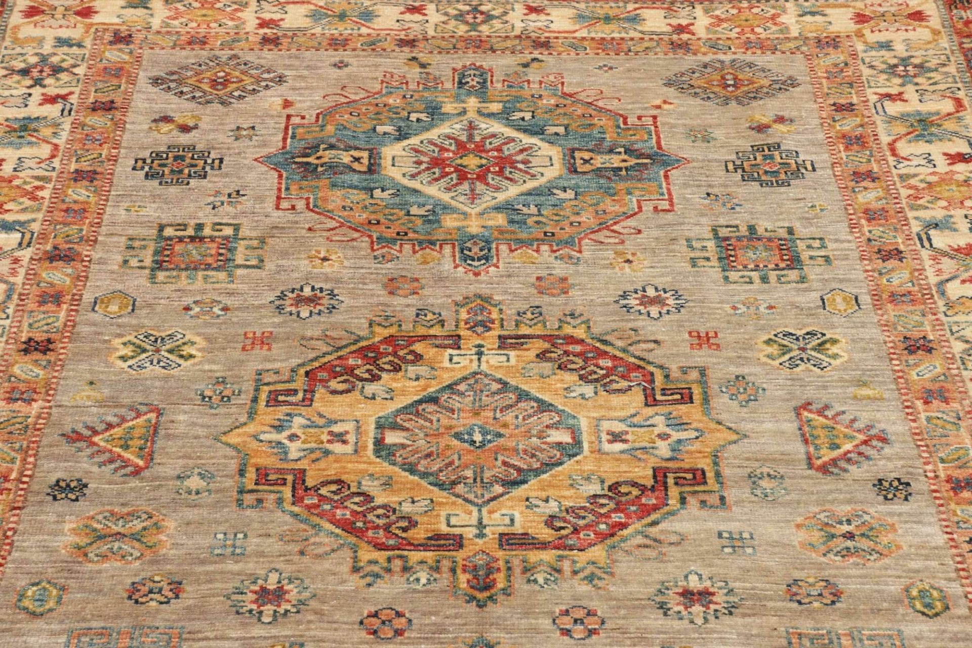 Handgeknüpfter Kazak Orientteppich, 153 × 203 cm, Wolle