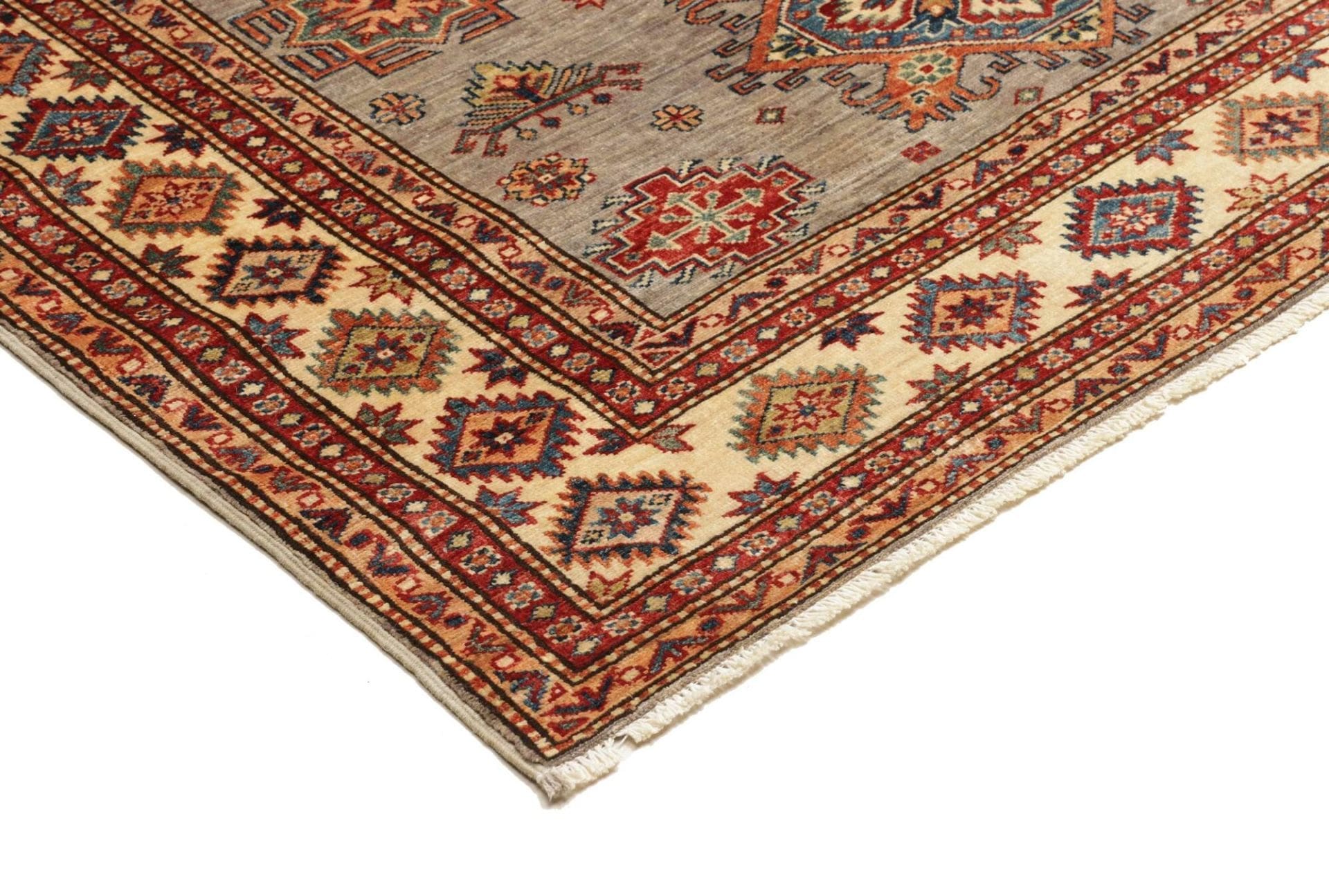 Handgeknüpfter Kazak Orientteppich, 157 × 200 cm, Wolle