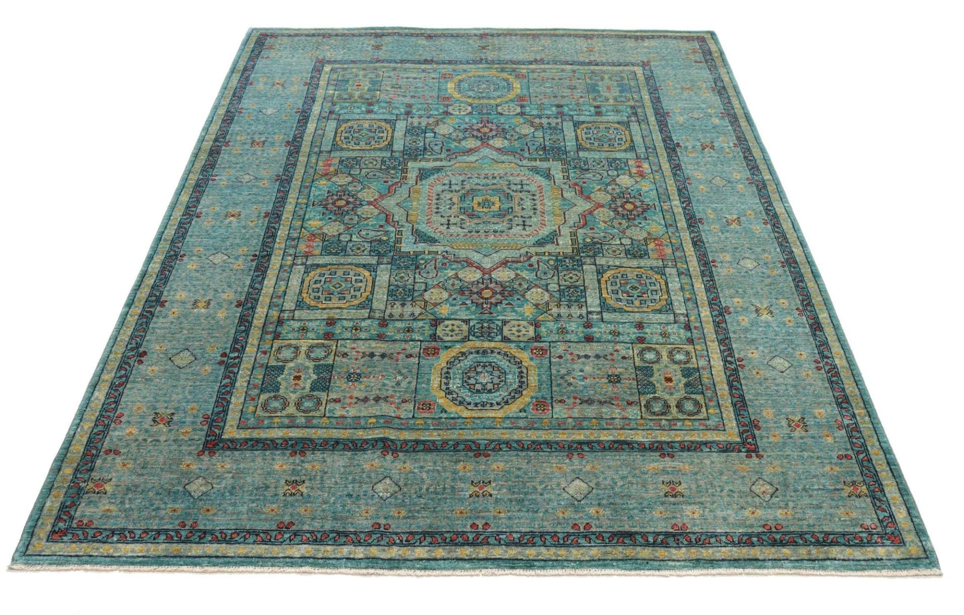 Mamluk Orientteppich aus Pakistan, 156 × 200 cm