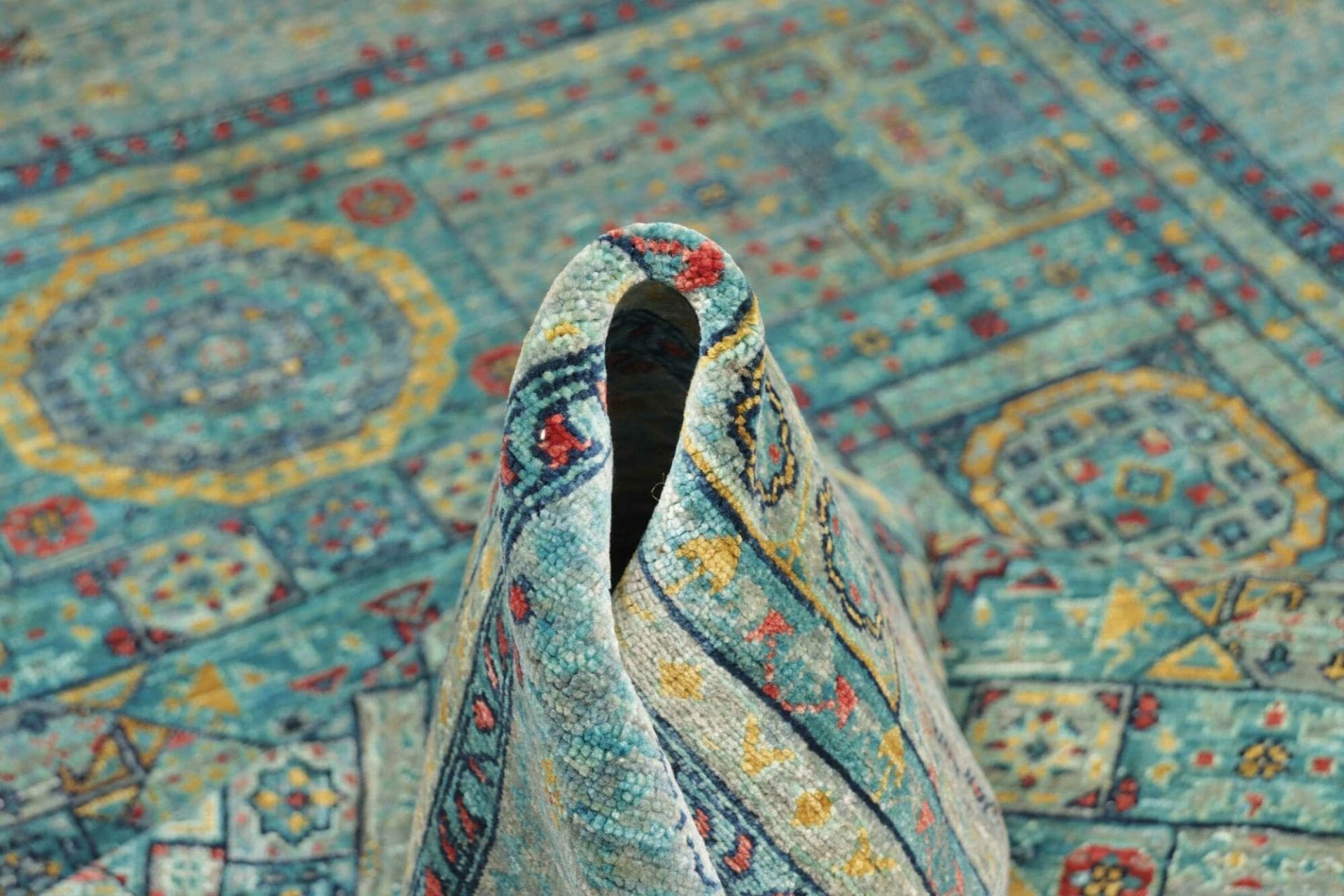 Mamluk Orientteppich aus Pakistan, 156 × 200 cm
