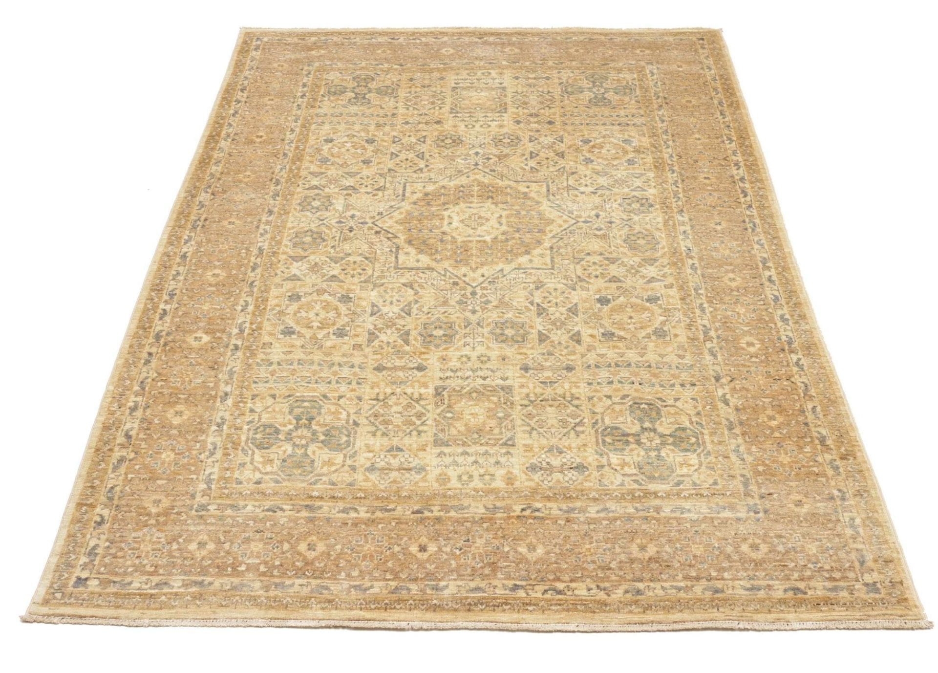 Handgeknüpfter Mamluk Orientteppich 125 × 177 cm