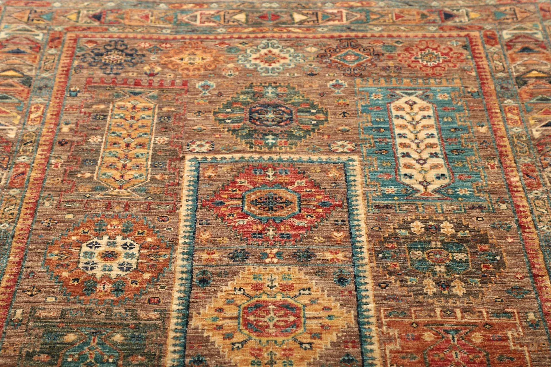 Handgeknüpfter Samarkand Orientteppich 129 × 181 cm
