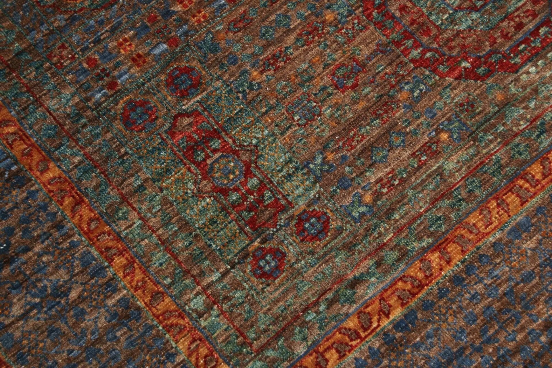 Mamluk Orientteppich 128 × 183 cm aus Wolle, handgeknüpft