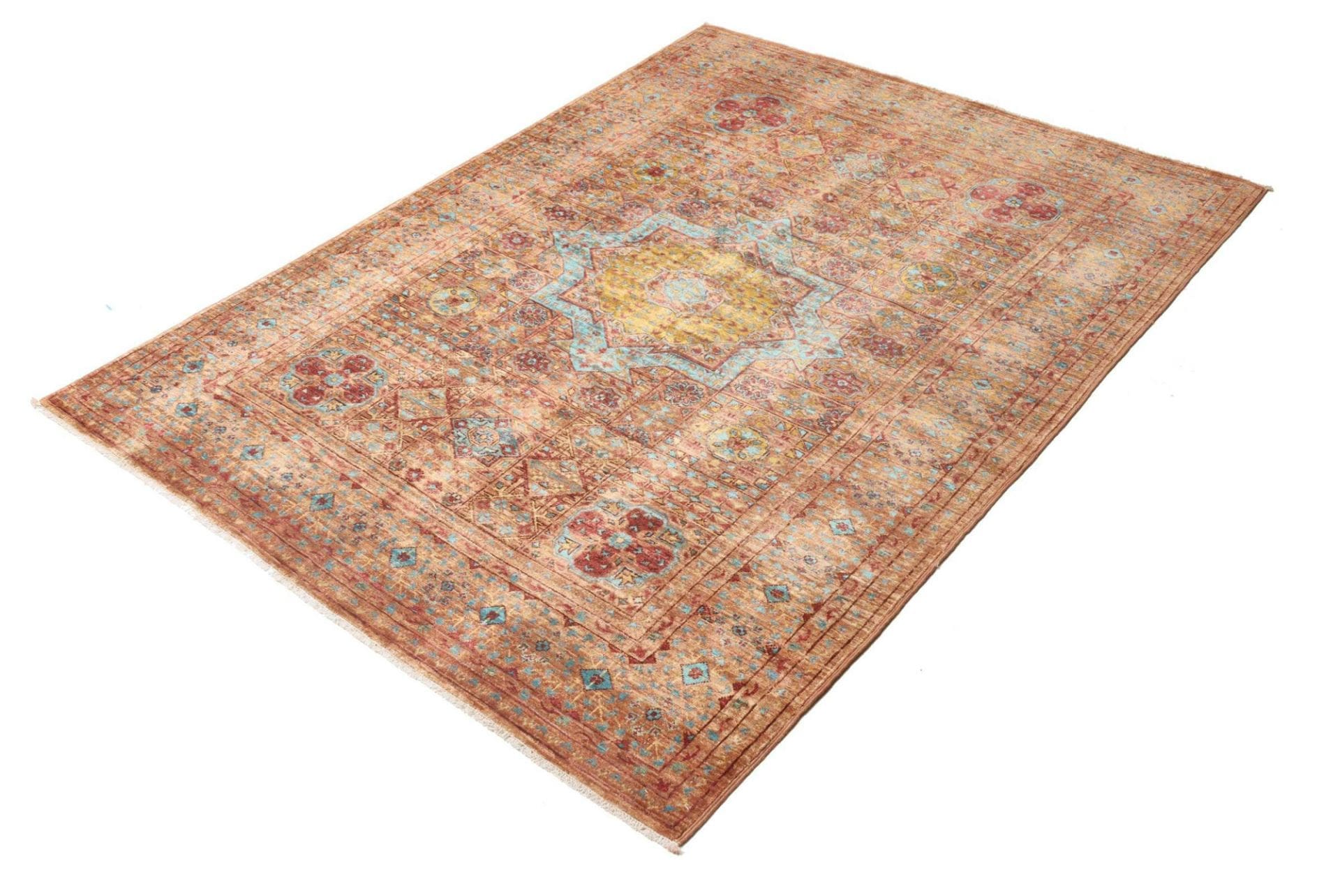 Mamluk Orientteppich aus Pakistan, 129 × 172 cm