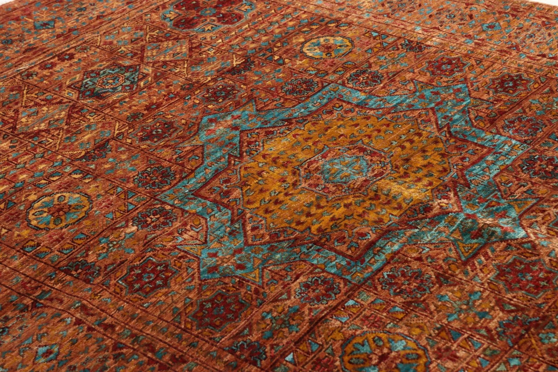 Mamluk Orientteppich aus Pakistan, 129 × 172 cm