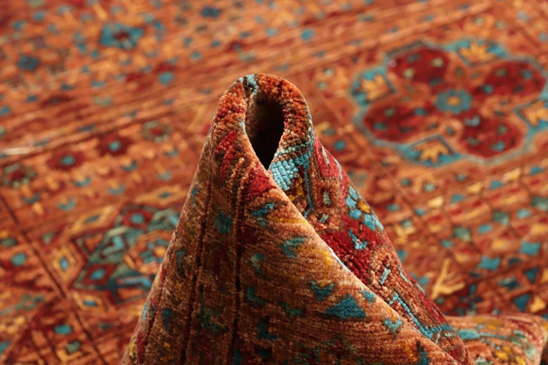 Mamluk Orientteppich aus Pakistan, 129 × 172 cm