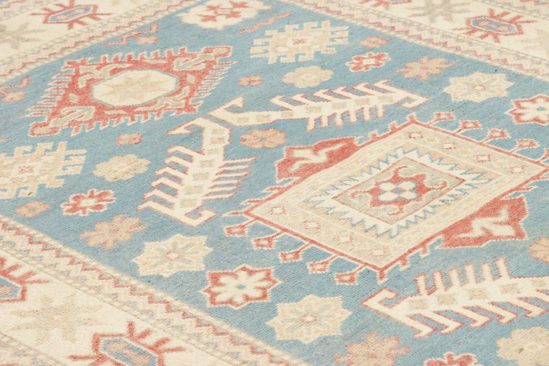 Kazak Orientteppich aus Pakistan, 130 × 186 cm