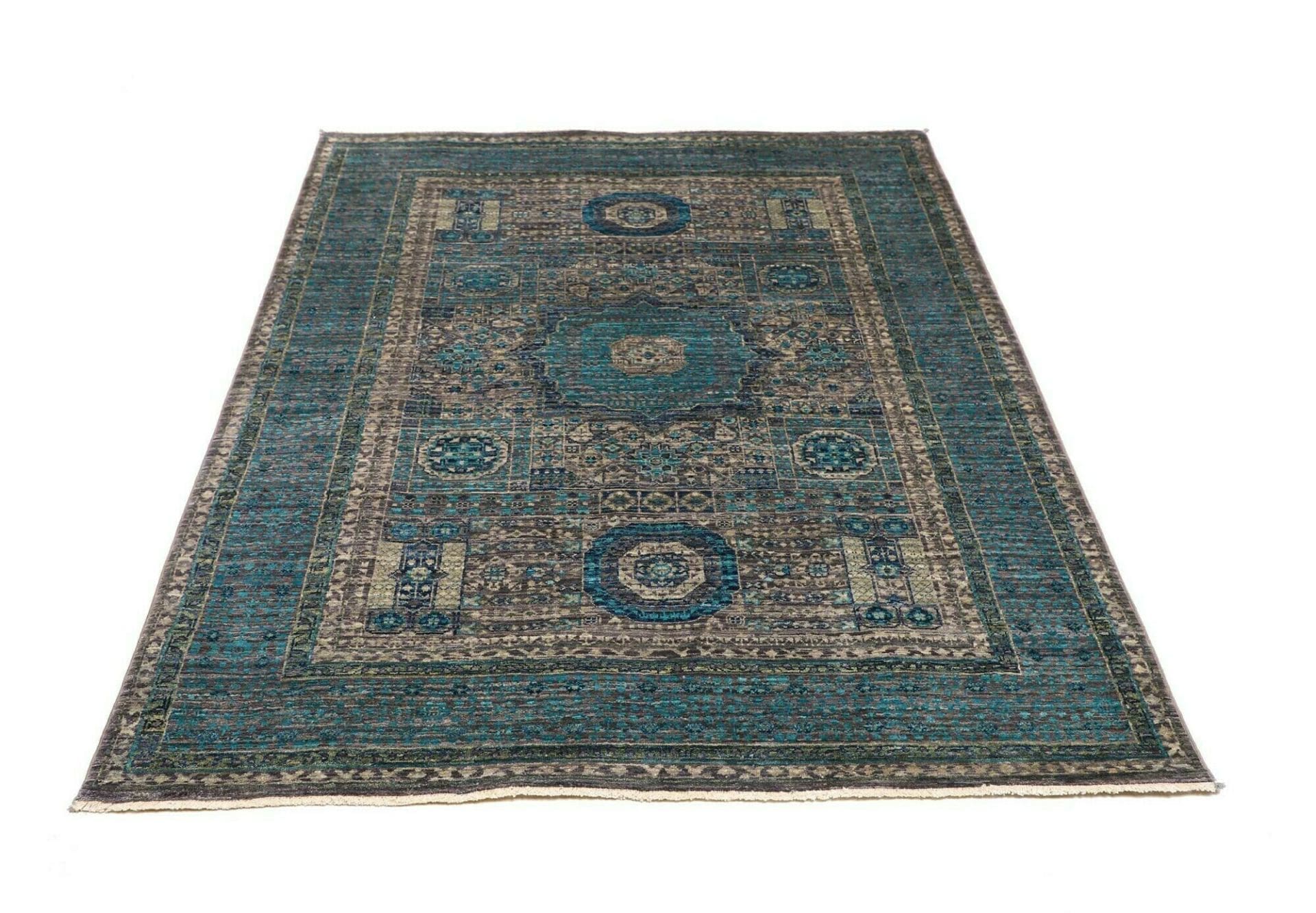Mamluk Orientteppich aus Pakistan, 136 × 174 cm