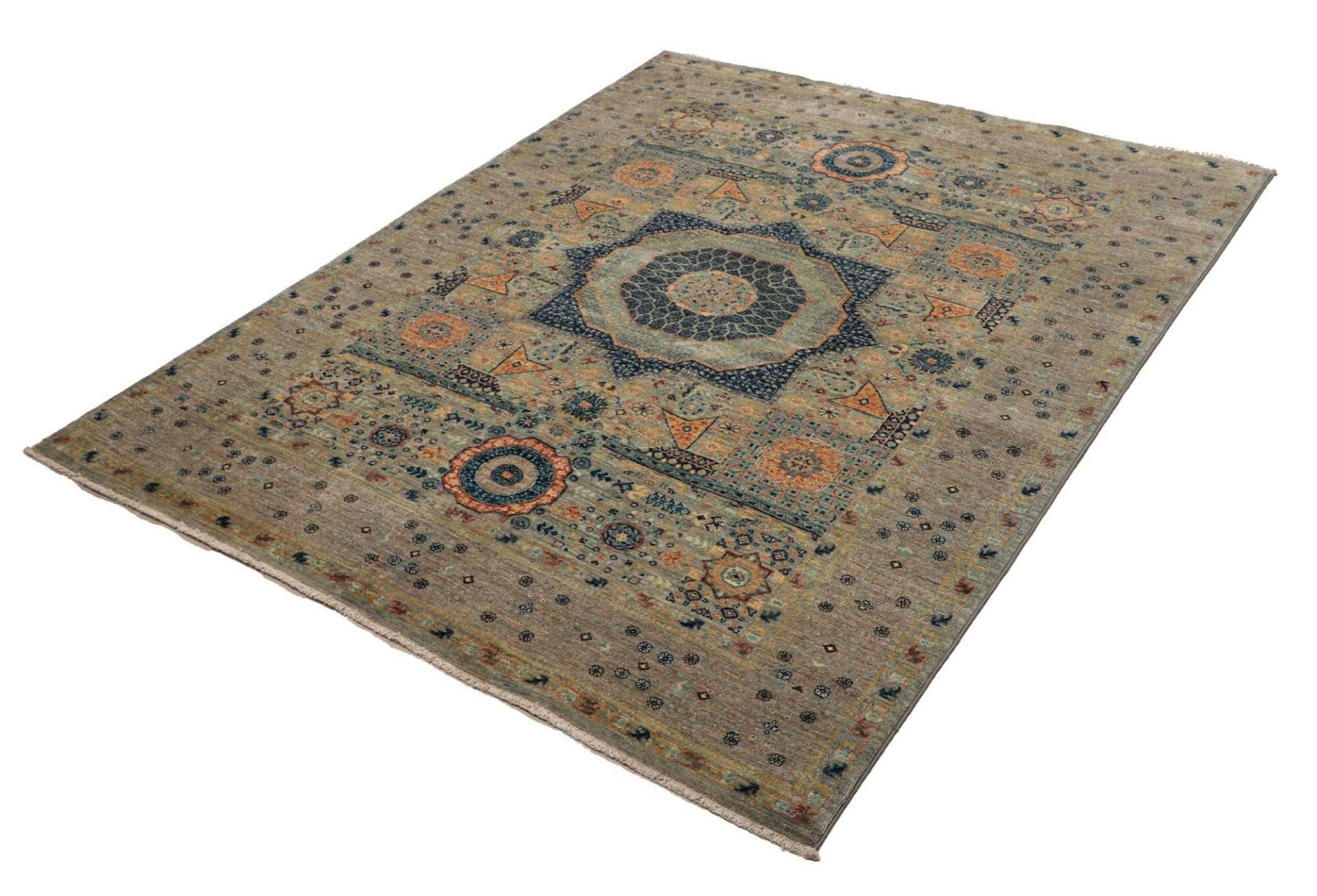 Handgeknüpfter Mamluk Orientteppich 157 × 190 cm