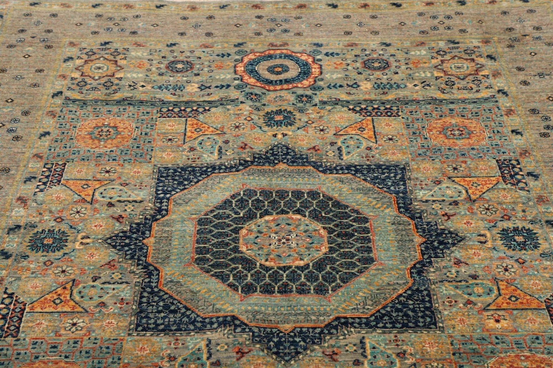 Handgeknüpfter Mamluk Orientteppich 157 × 190 cm