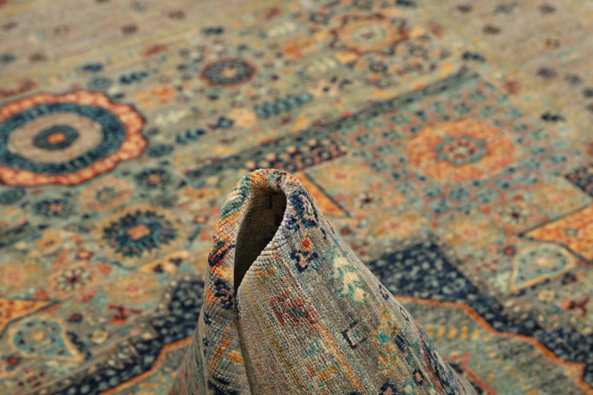 Handgeknüpfter Mamluk Orientteppich 157 × 190 cm